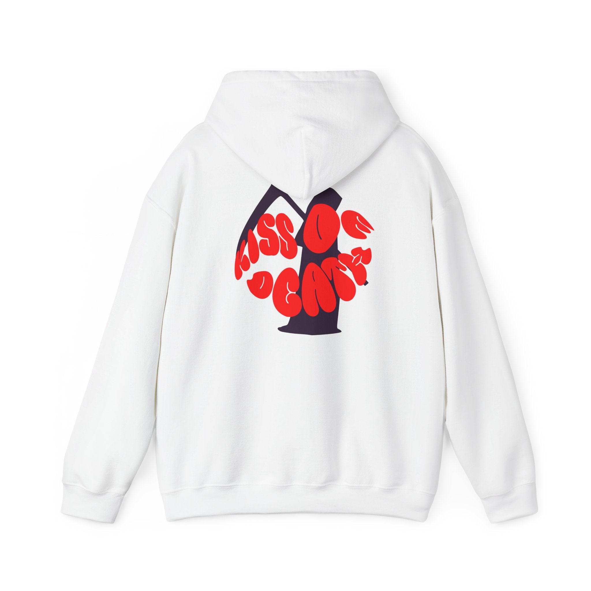 Kiss Of Death Hoodie, Kangaroo pouch pocket, Cool design hoodie, comfy hoodie