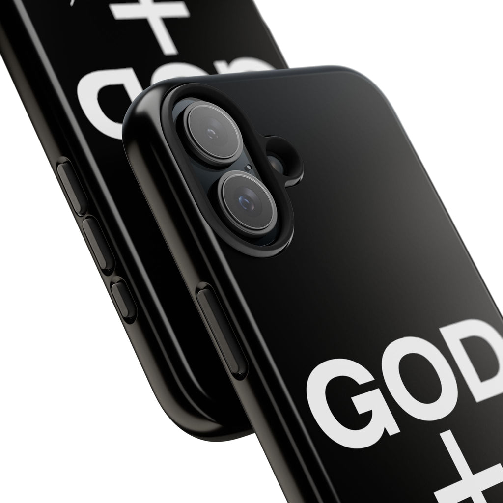 God First iPhone compatible phone case | Christian cross phone case faith accessory