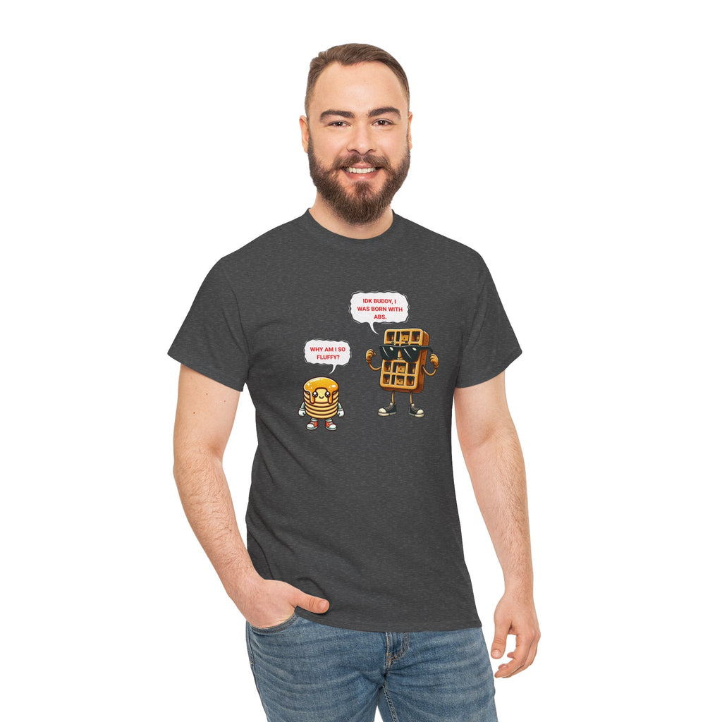 Funny breakfast waffle shirt  waffle with abs shirt breakfast lovers shirt, waffle lovers shirt
