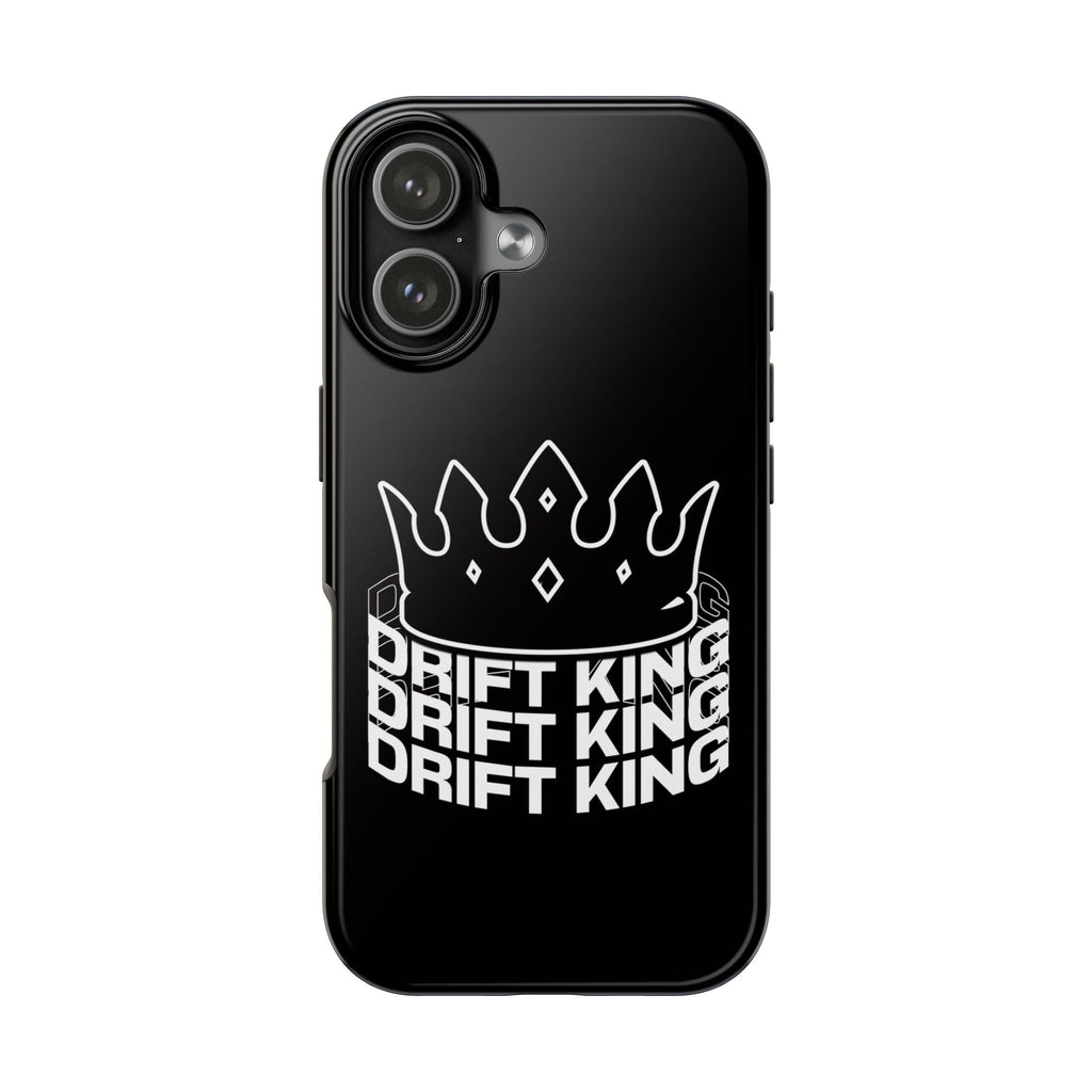 Drift King crown iPhone phone case | Tough Phone Case, racing typography iphone compatible