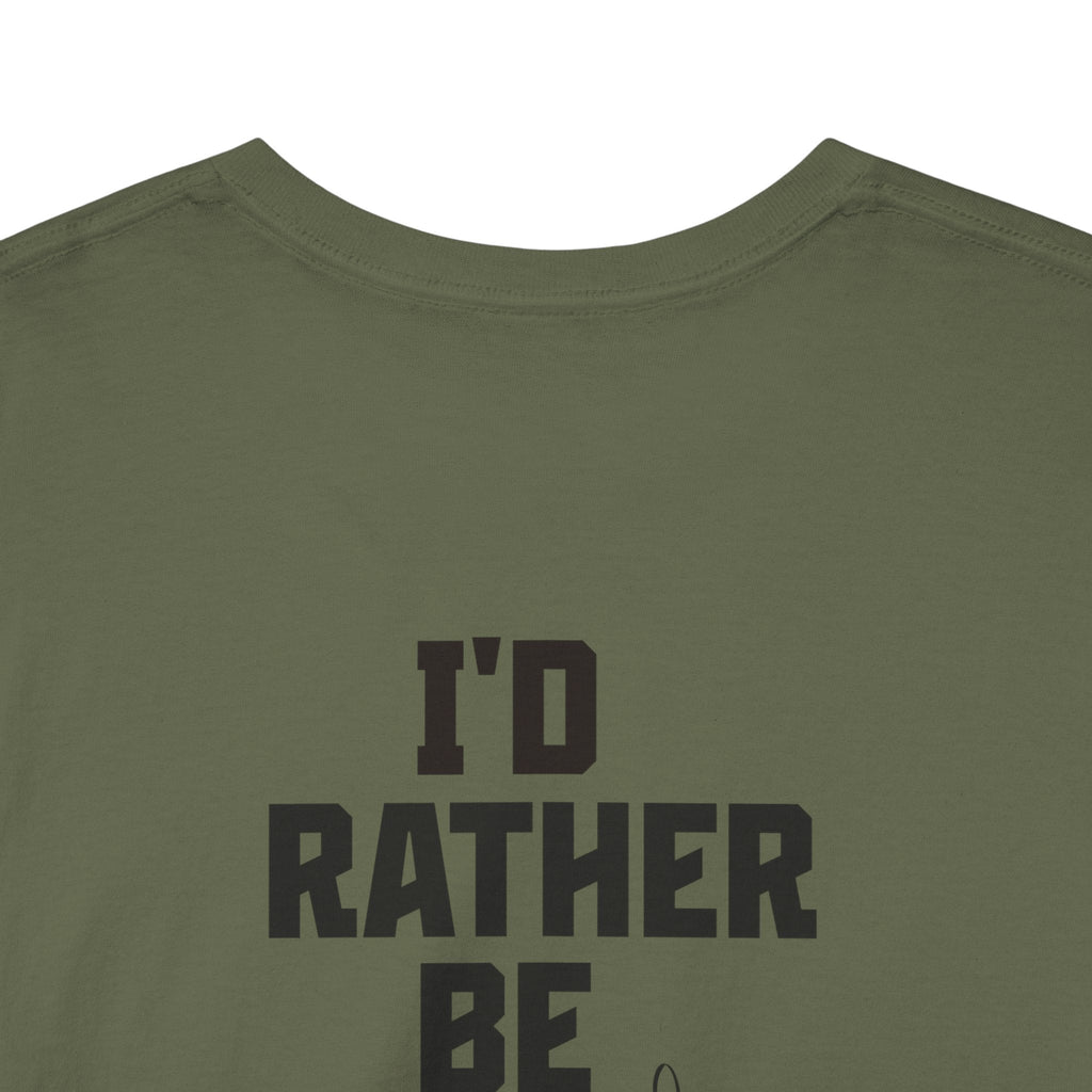 I'd Rather Be Fishing Tee | Fishing Graphic Shirt, Angler Design
