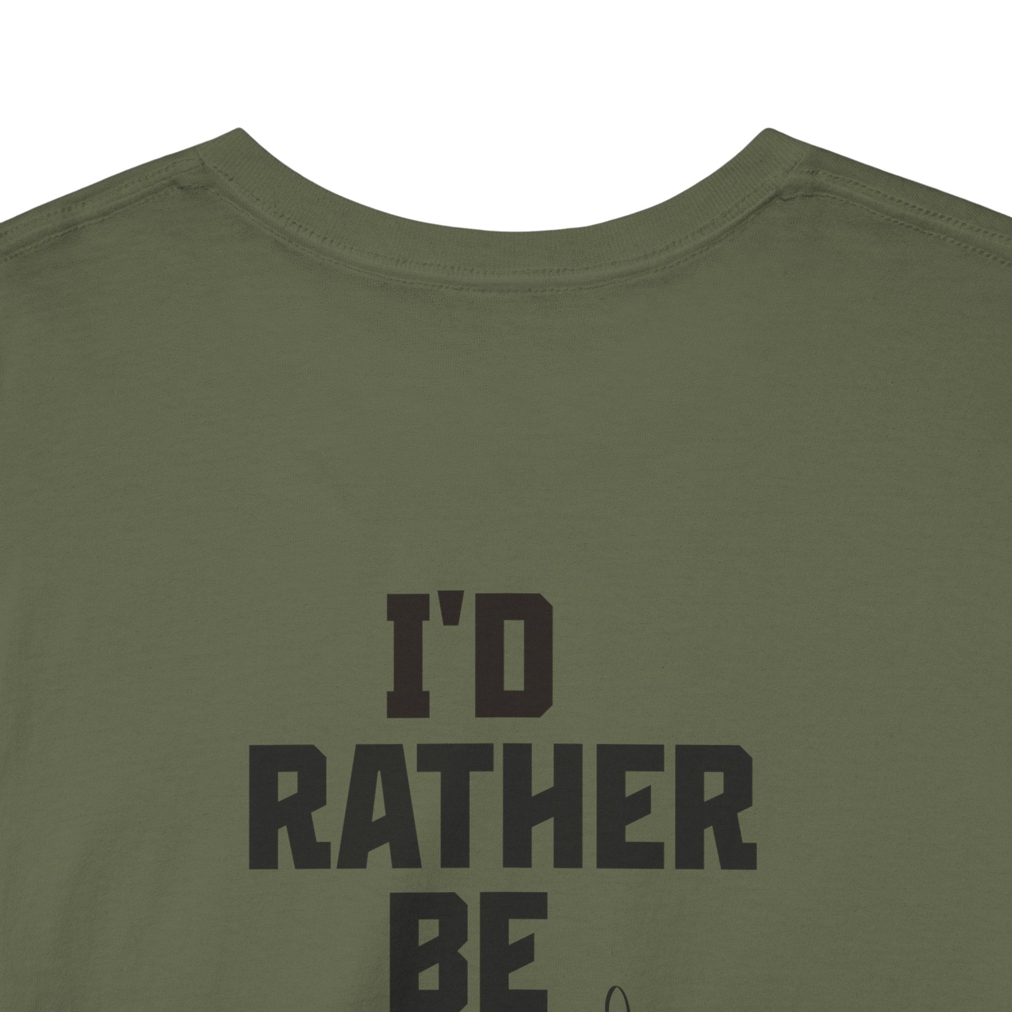 I'd Rather Be Fishing Tee | Fishing Graphic Shirt, Angler Design