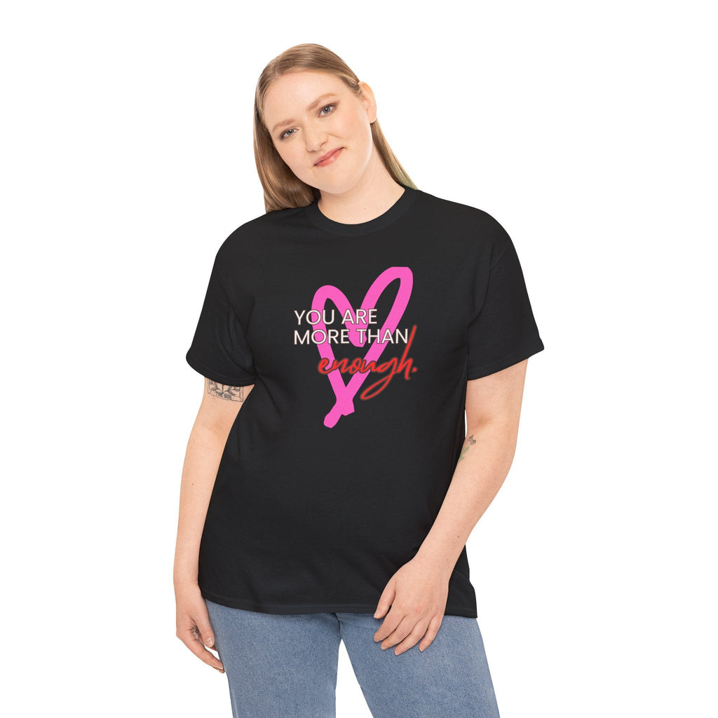 You are more than enough cute black shirt, gift for her