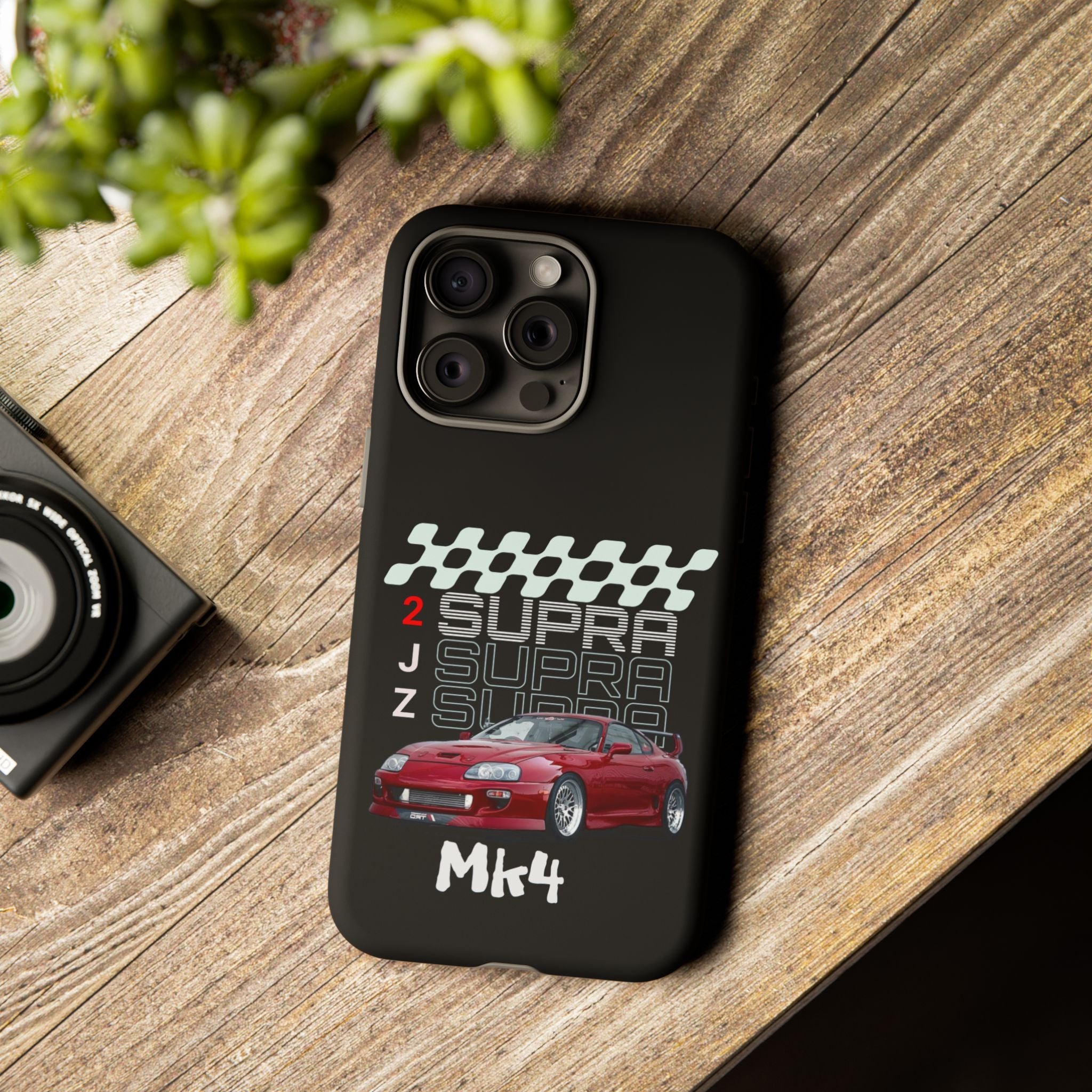 Toyota Supra Car Enthusiasts | Mk4 Supra Phone Case, Racing Accessories, Birthday & Holiday Present, Customizable Design