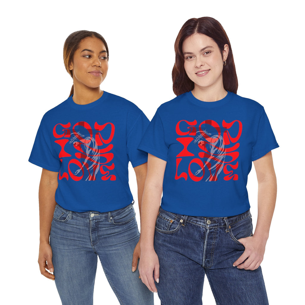 God is Love t-shirt, Christian T-shirt, face T-shirt
