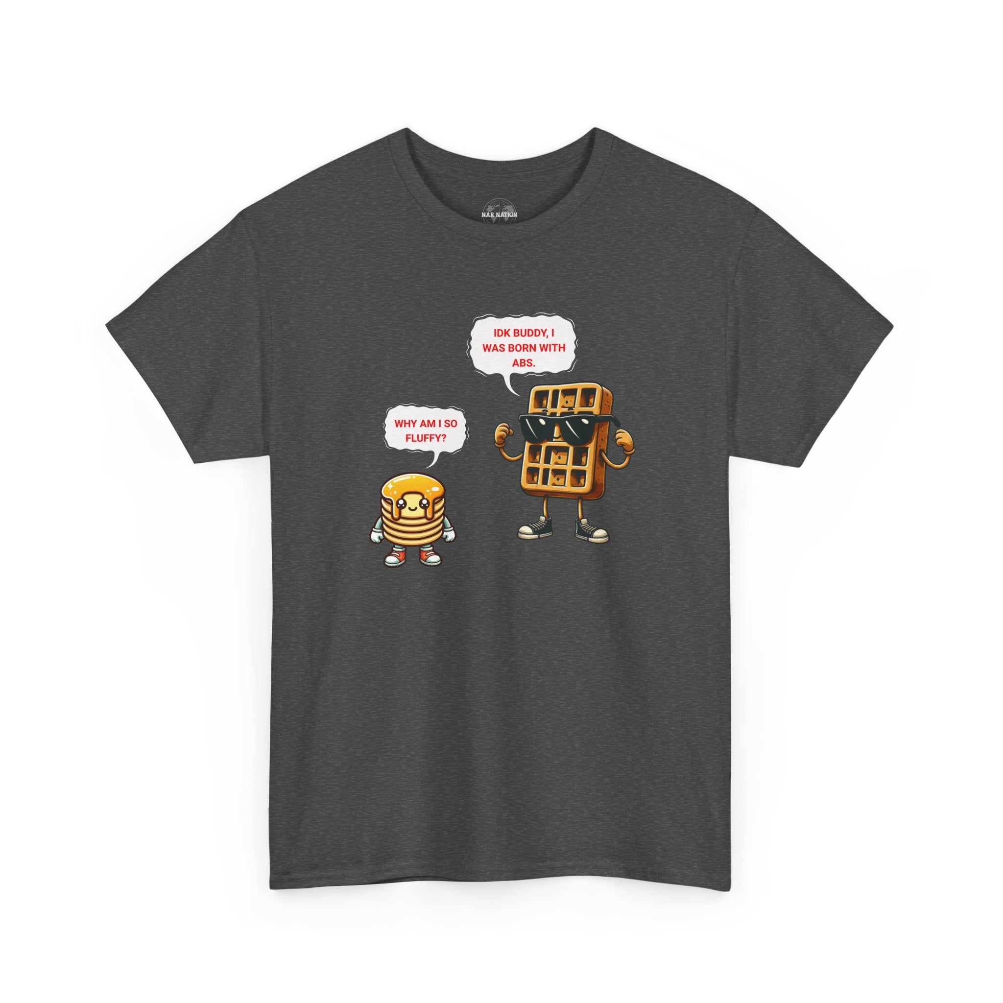 Funny breakfast waffle shirt  waffle with abs shirt breakfast lovers shirt, waffle lovers shirt