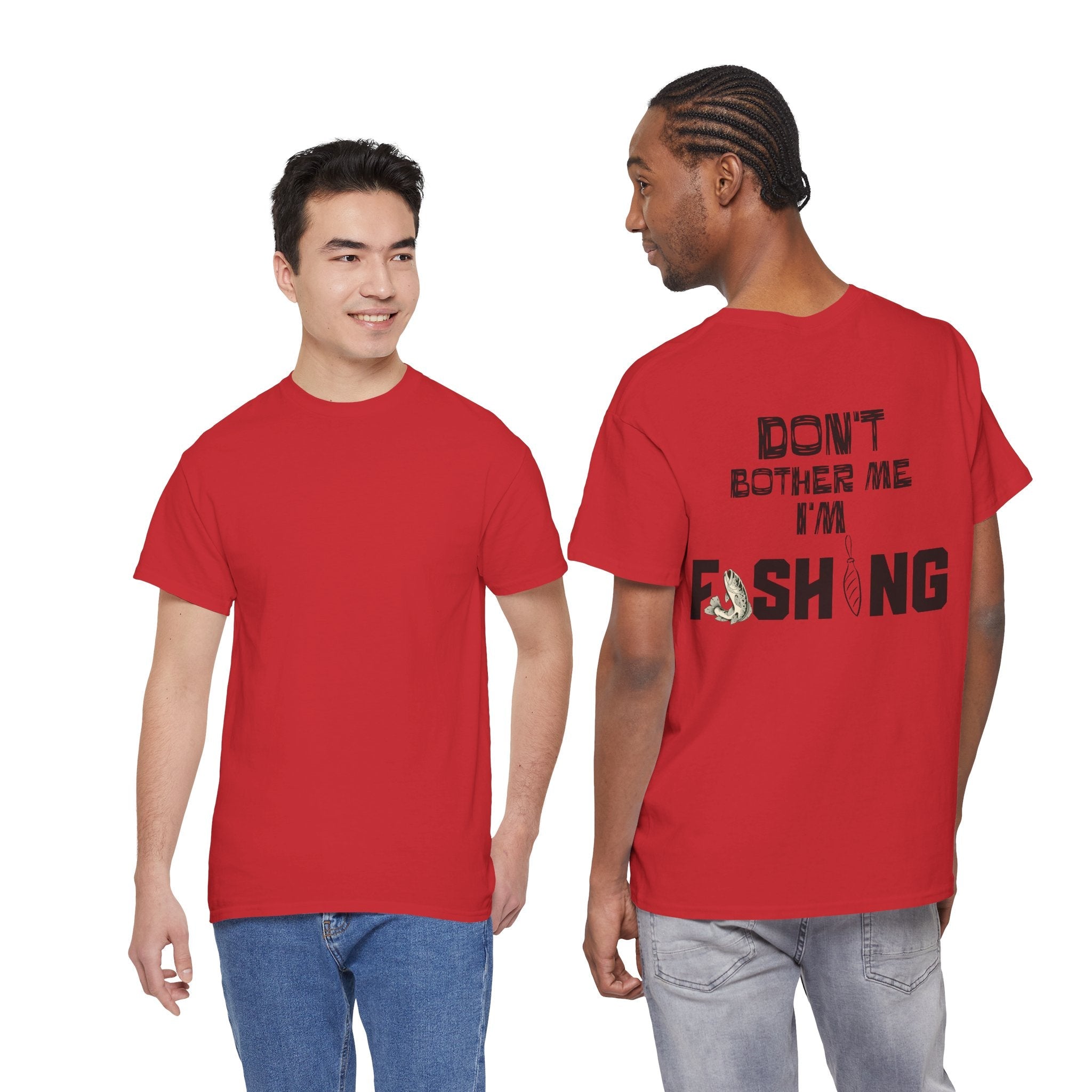 Don't Bother Me I'm Fishing T-Shirt | Fishing Graphic Tee, Fish Lure Design