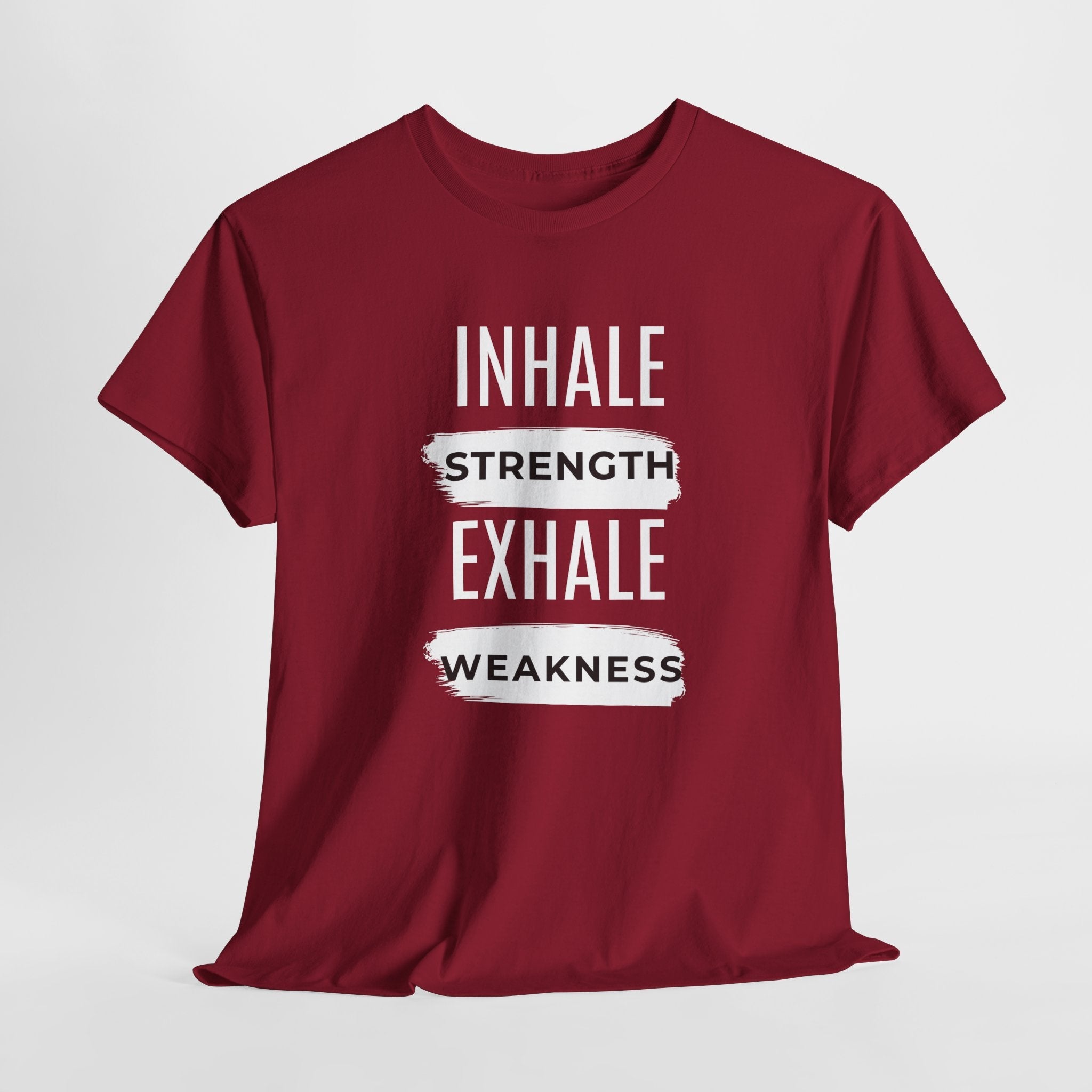 Inhale strength exhale weakness shirt for Fitness Enthusiasts, Workout Shirt, Motivational Gift, Gym Apparel, Inspirational [...]