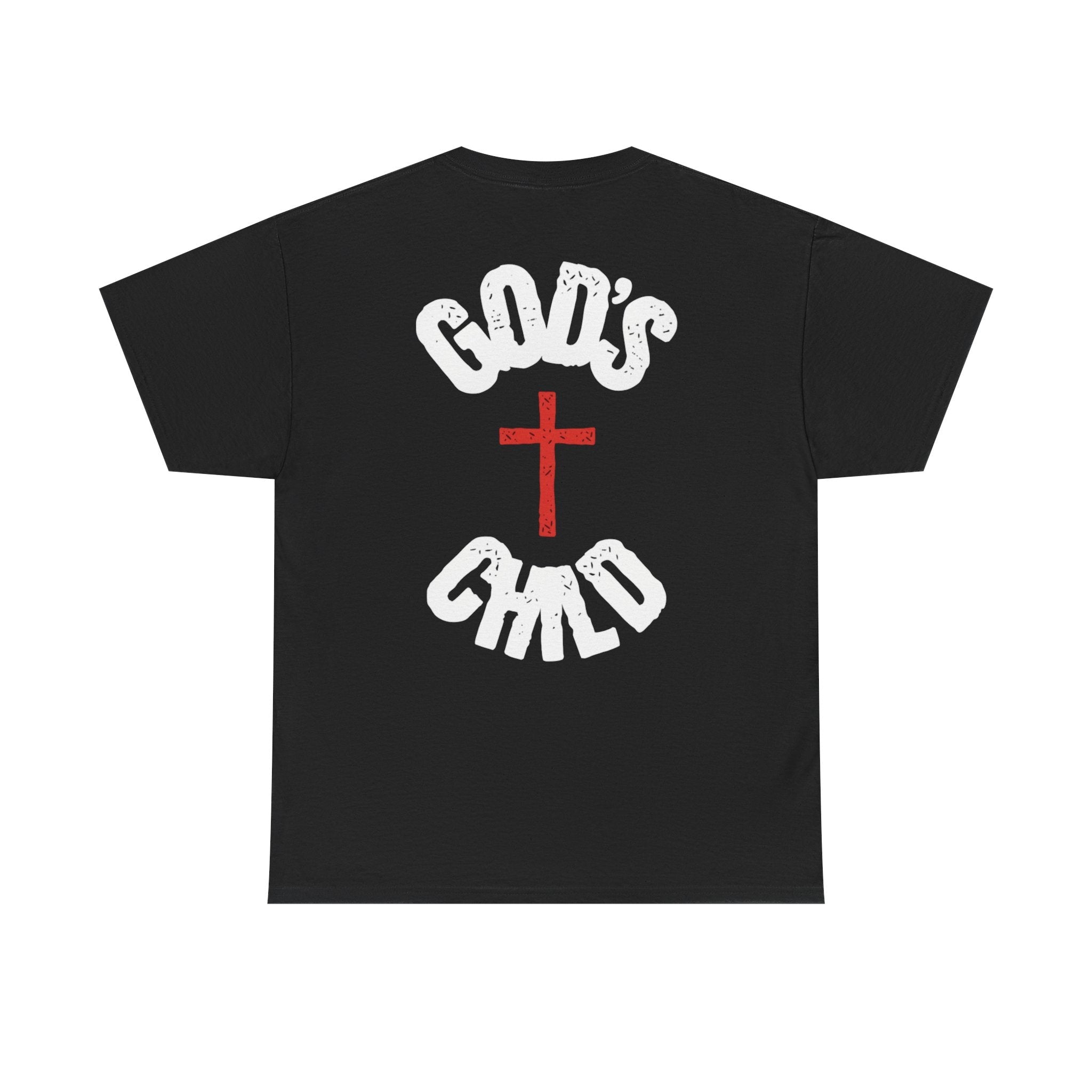 Christian T-Shirt — "God's Child" Cross Graphic Tee