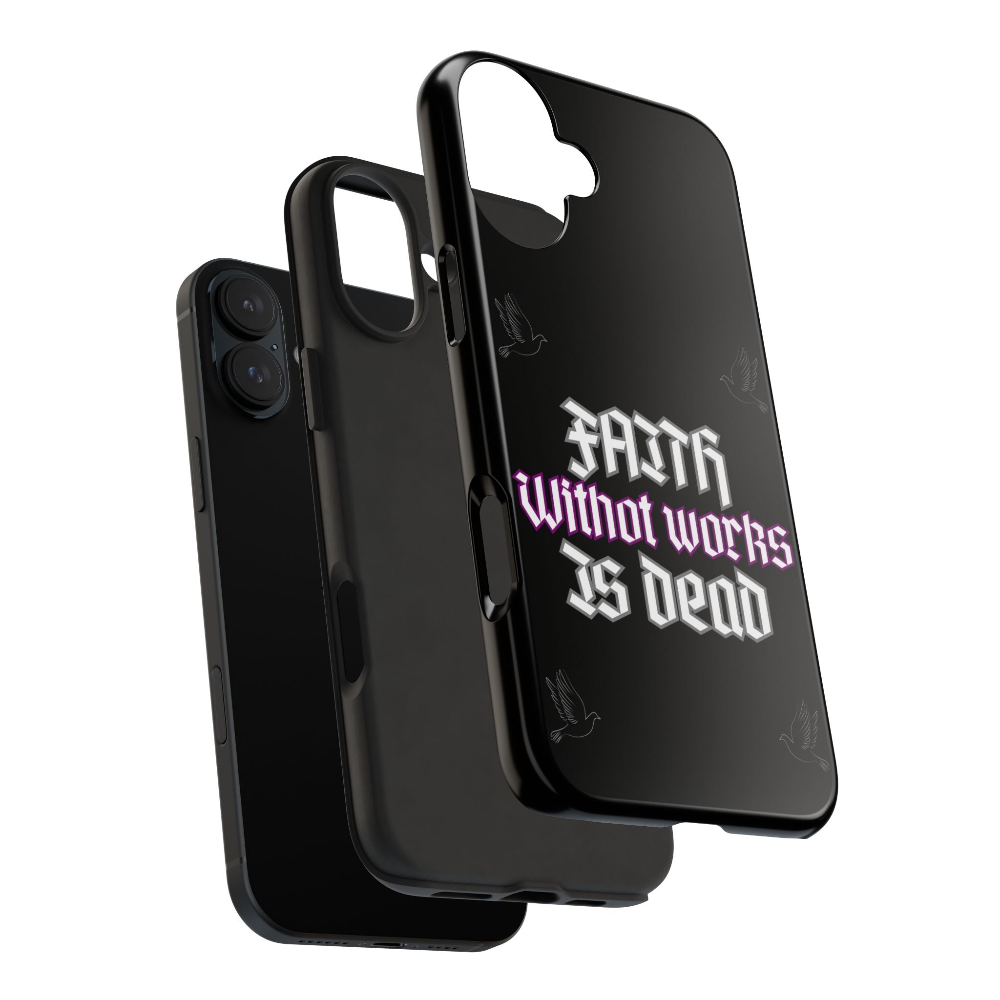 Faith Without Works Is Dead Phone Case iPhone compatible phone case | Tough Phone Case, Religious Quote