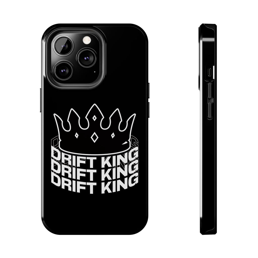 Drift King crown iPhone phone case | Tough Phone Case, racing typography iphone compatible