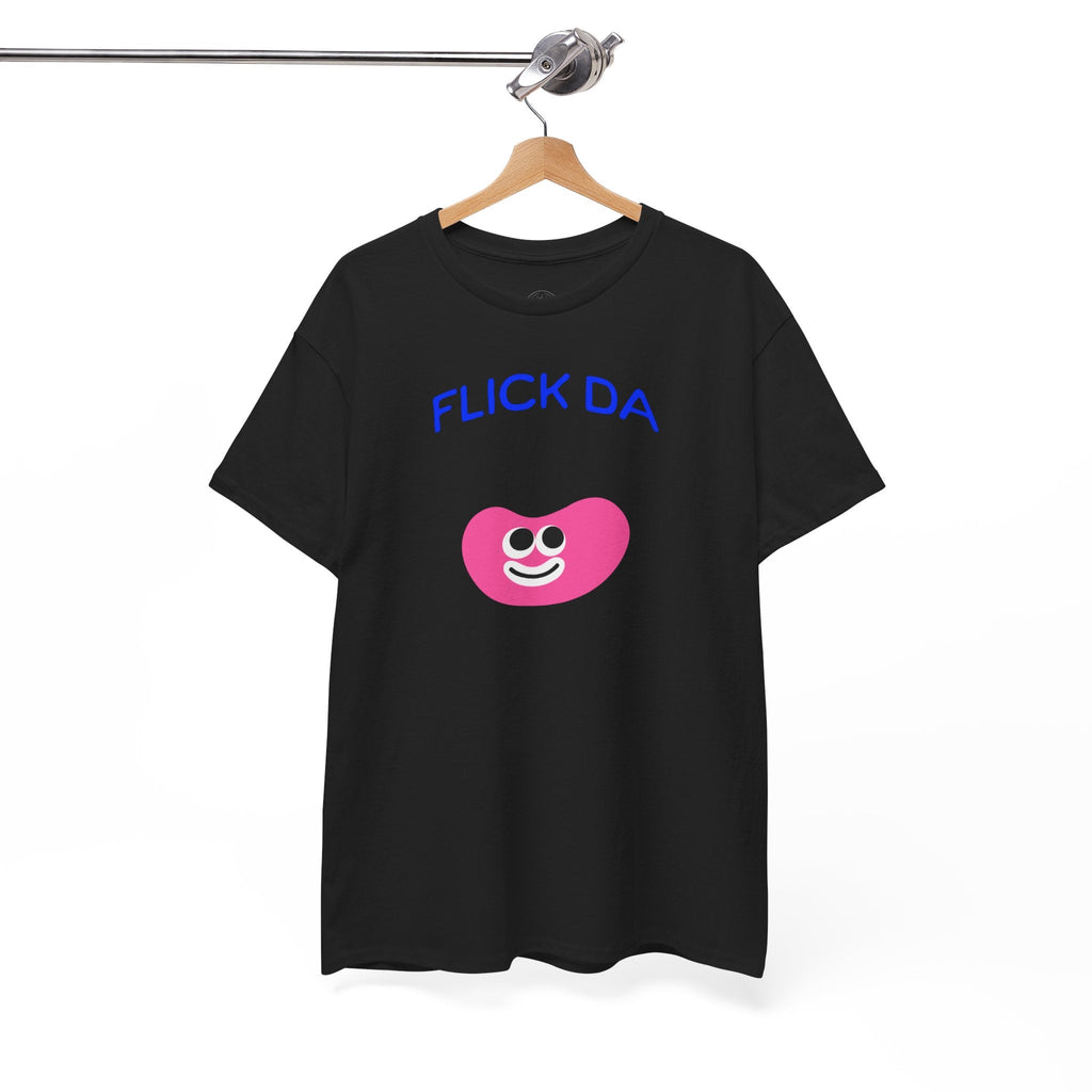 Flick Da Bean T-shirt , Funny T-Shirt, Fun Casual Wear, Gift for Friends, Everyday Summer Style, Comfortable Tee