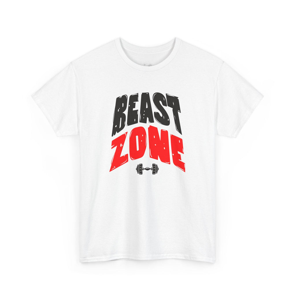 Beast Zone Gym Tee | Workout Shirt, Fitness Apparel, Gift for Lifters, Unisex Heavy Cotton Tee, Motivational Exercise Top