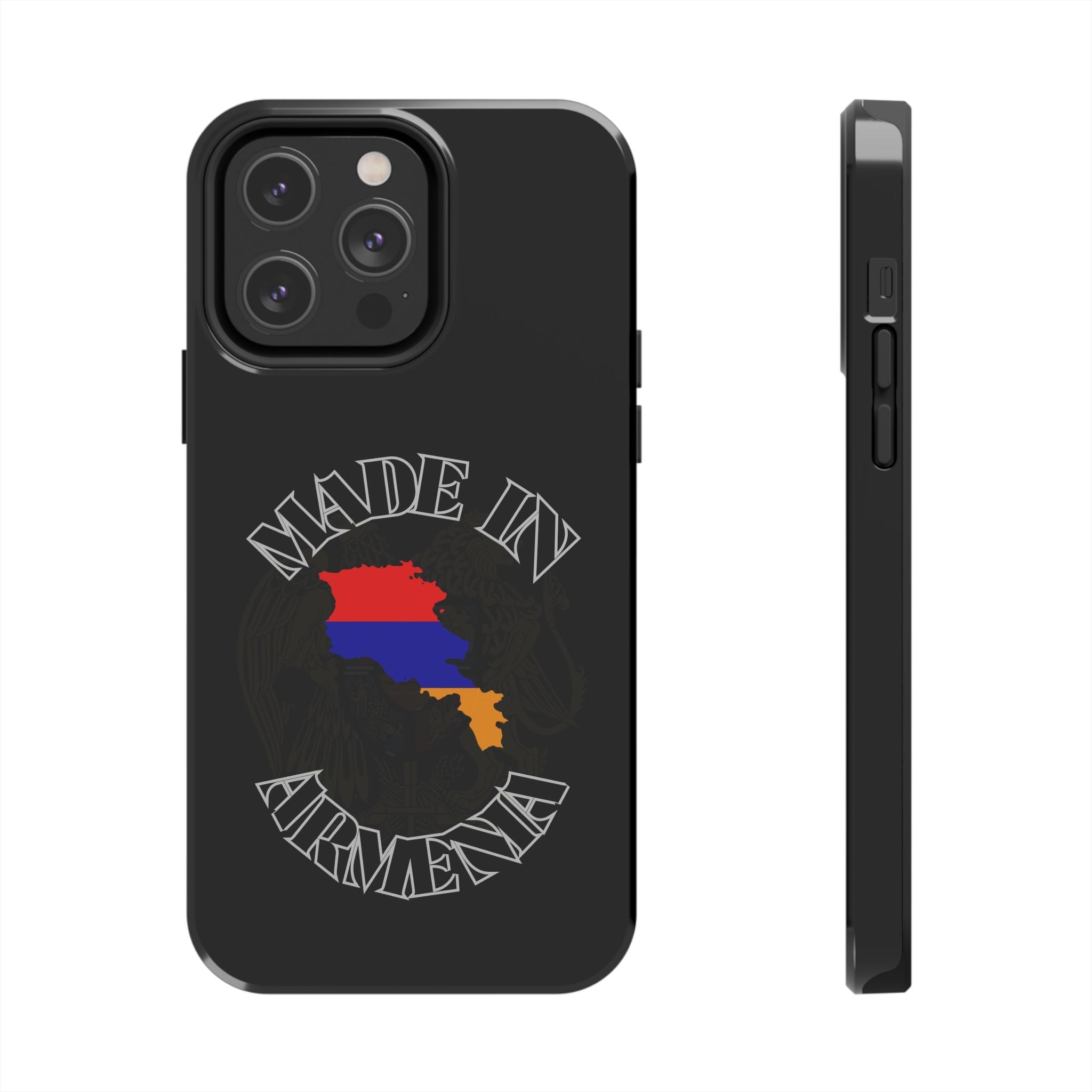 Made in Armenia iPhone Phone Case | Armenian Flag Map, Patriotic Armenia Phone Case iphone compatible