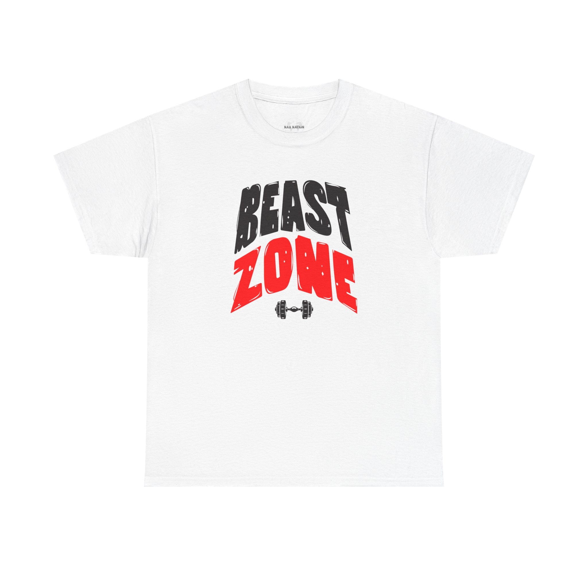 Beast Zone Gym Tee | Workout Shirt, Fitness Apparel, Gift for Lifters, Unisex Heavy Cotton Tee, Motivational Exercise Top