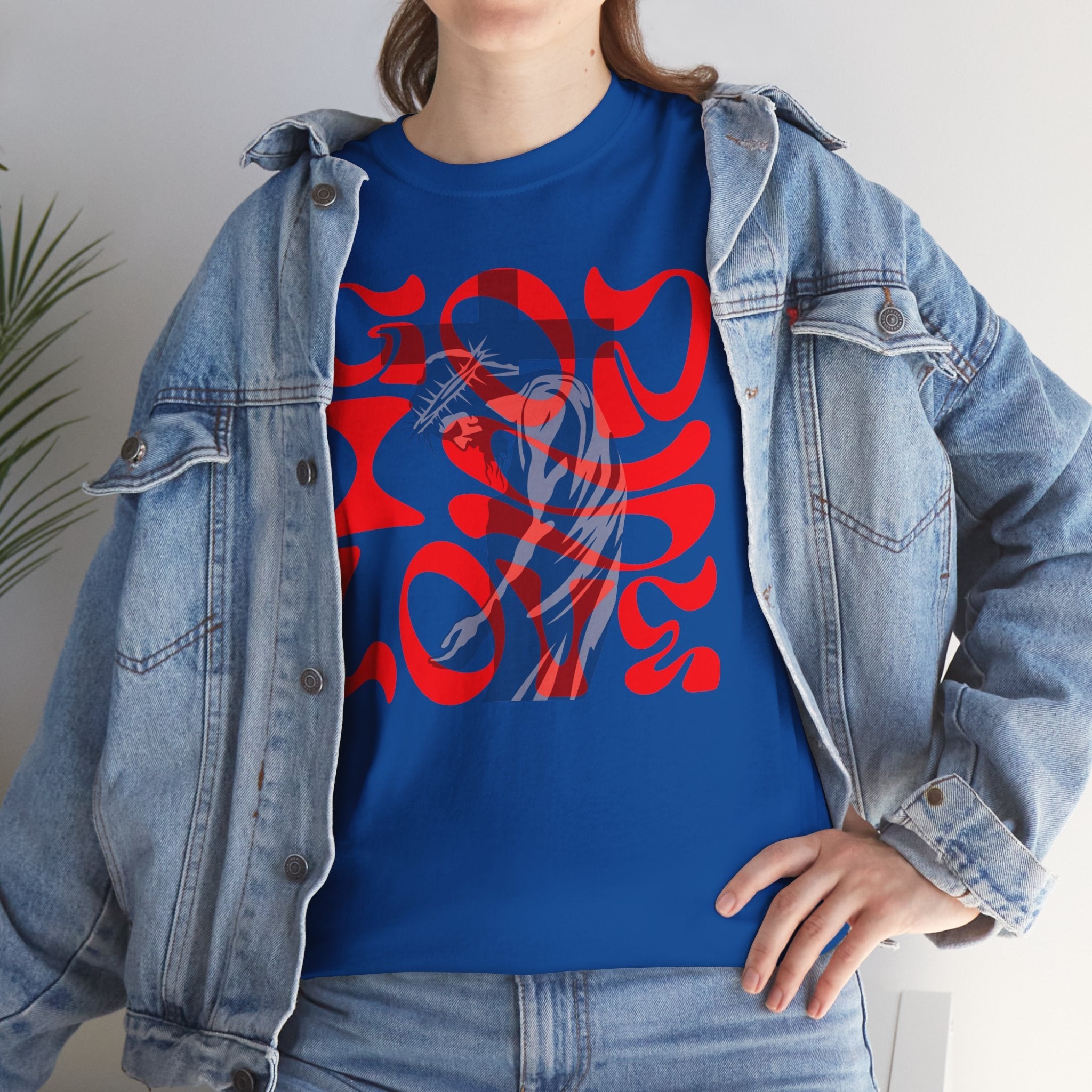God is Love t-shirt, Christian T-shirt, face T-shirt