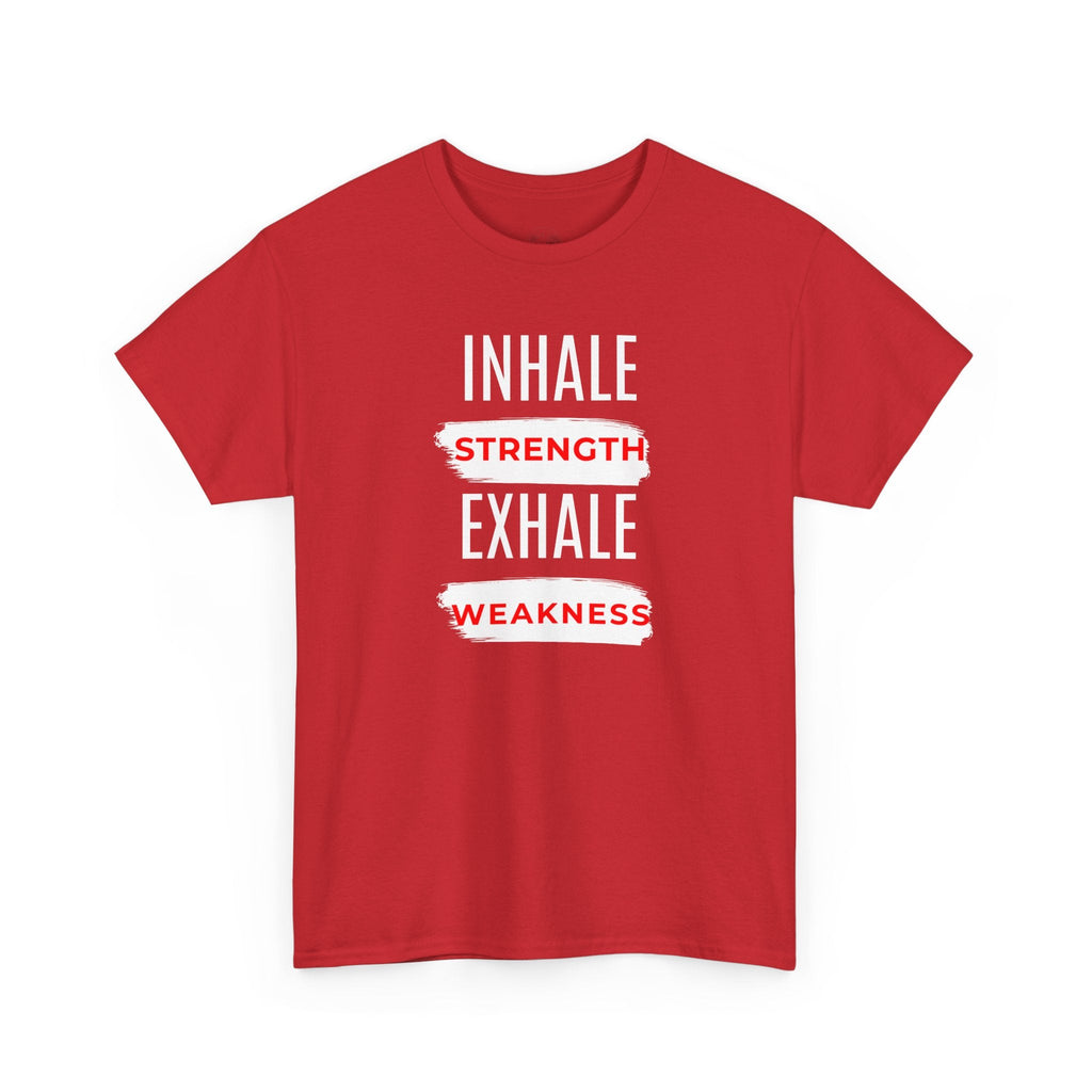 Inhale strength exhale weakness shirt for Fitness Enthusiasts, Workout Shirt, Motivational Gift, Gym Apparel, Inspirational [...]