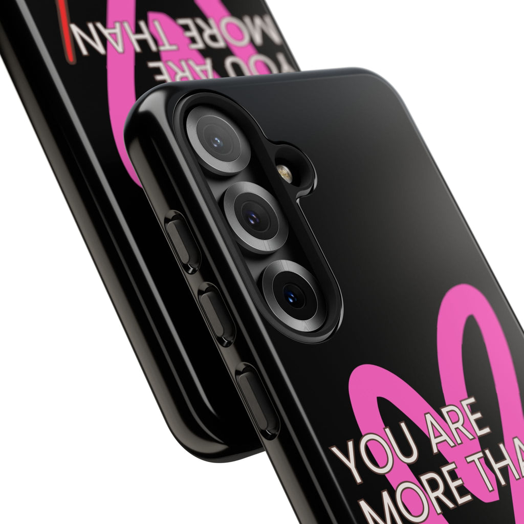 You are more than enough black phone case cute phone case gift, phone case for her