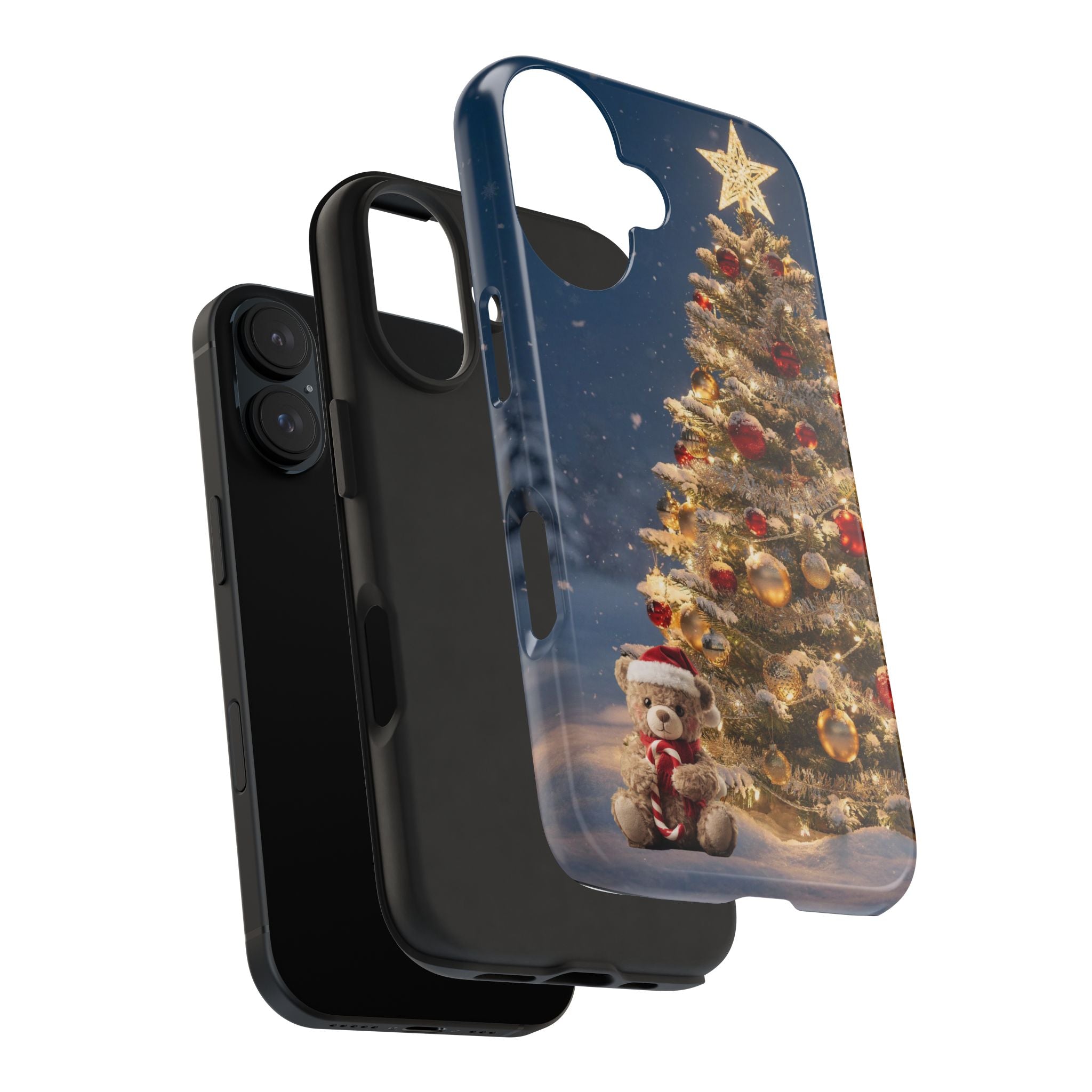 Christmas Holiday iPhone  Phone Case | Holiday Snowy Ornament Design