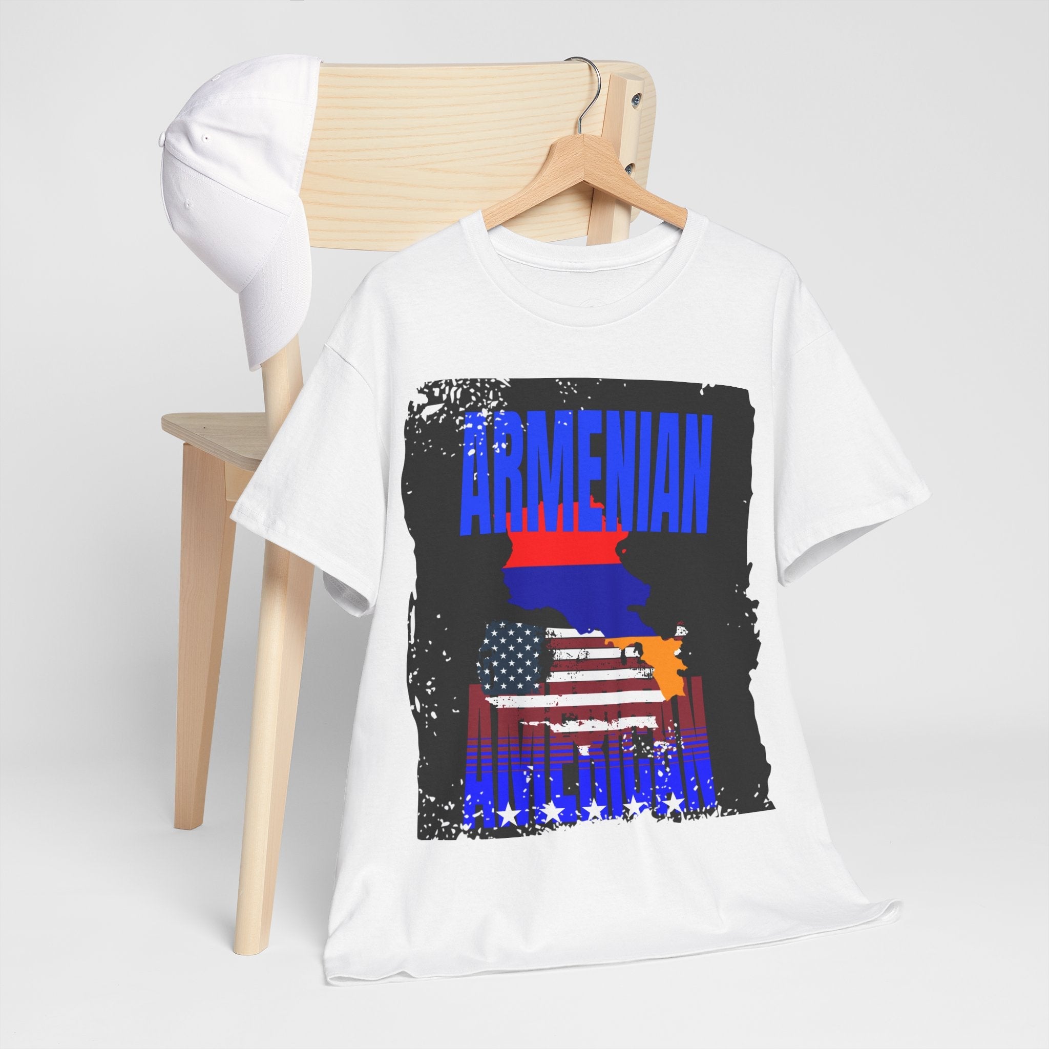 Armenian American T-shirt, Unisex T-Shirt for Heritage, Independence Day, Gifts for Armenians, Casual Wear, Patriotic Shirt