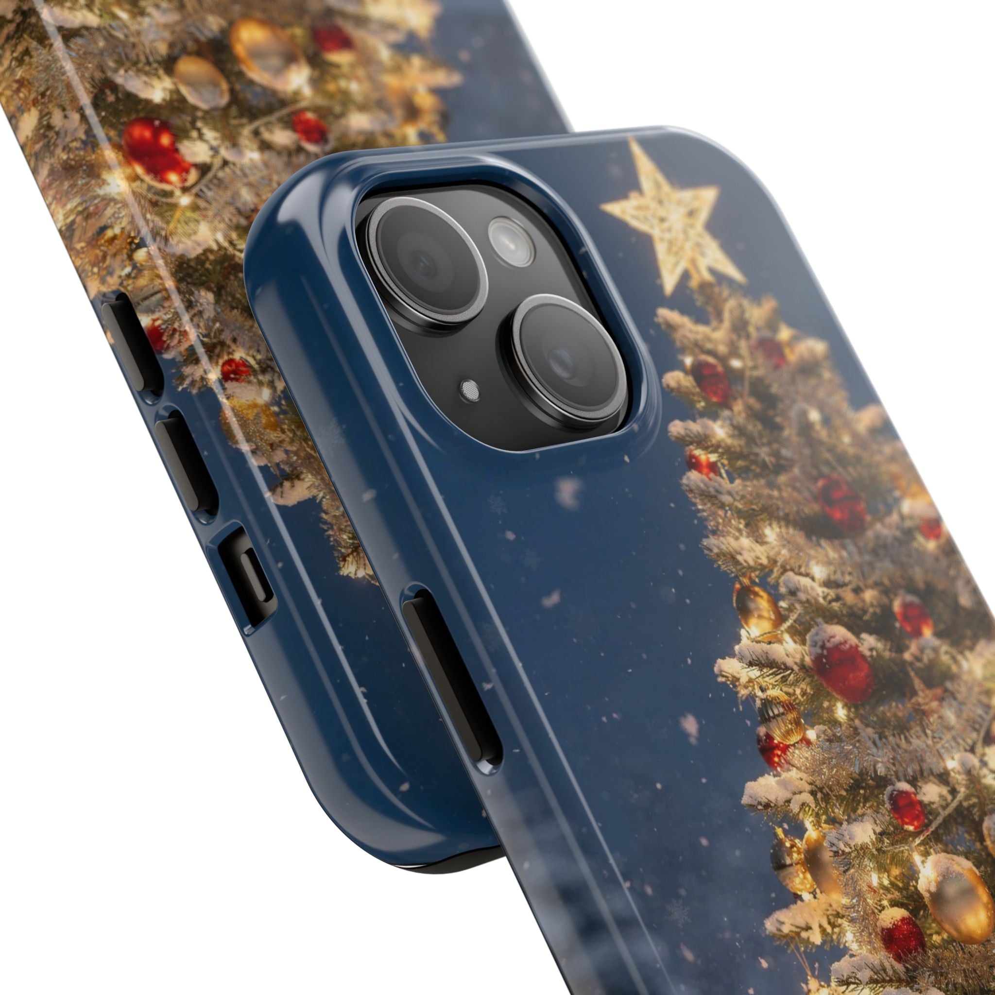 Christmas Holiday iPhone  Phone Case | Holiday Snowy Ornament Design