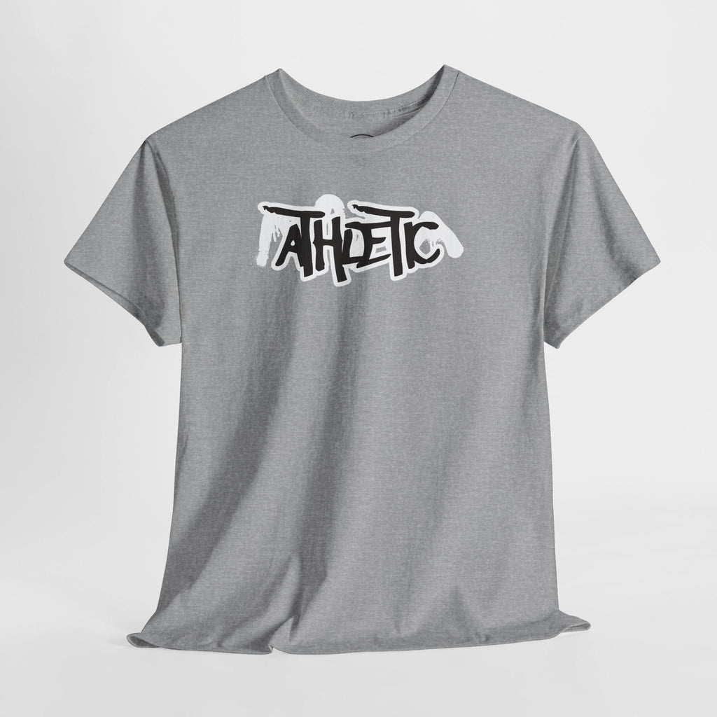 Athletic Graffiti T-Shirt — Red & Black Streetwear Logo Tee