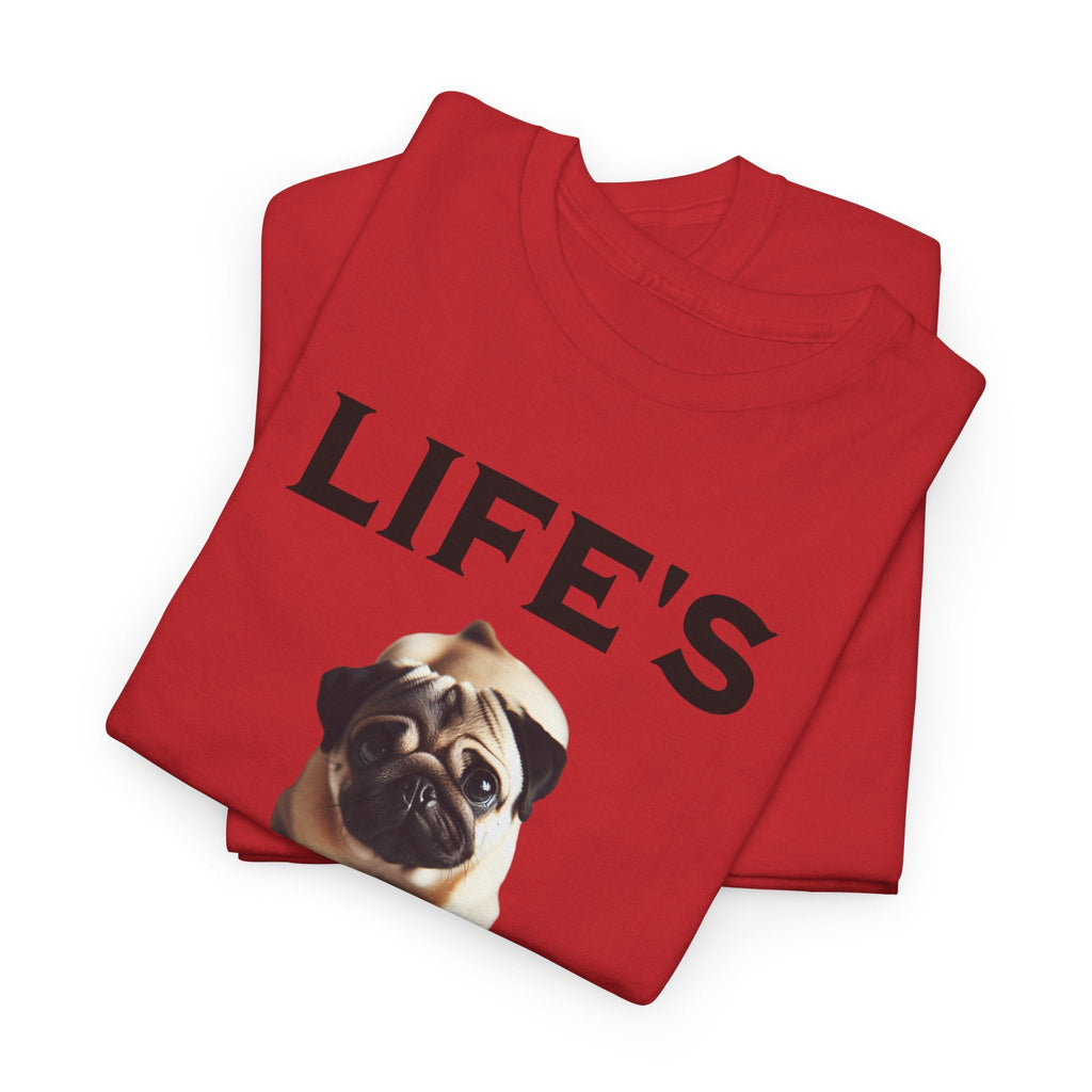 Life is Ruff Funny Shirt, Funny Dog Lover Shirt, Gifts for Pet Owners, Casual Wear, Dog-Themed Apparel, Birthday Gift