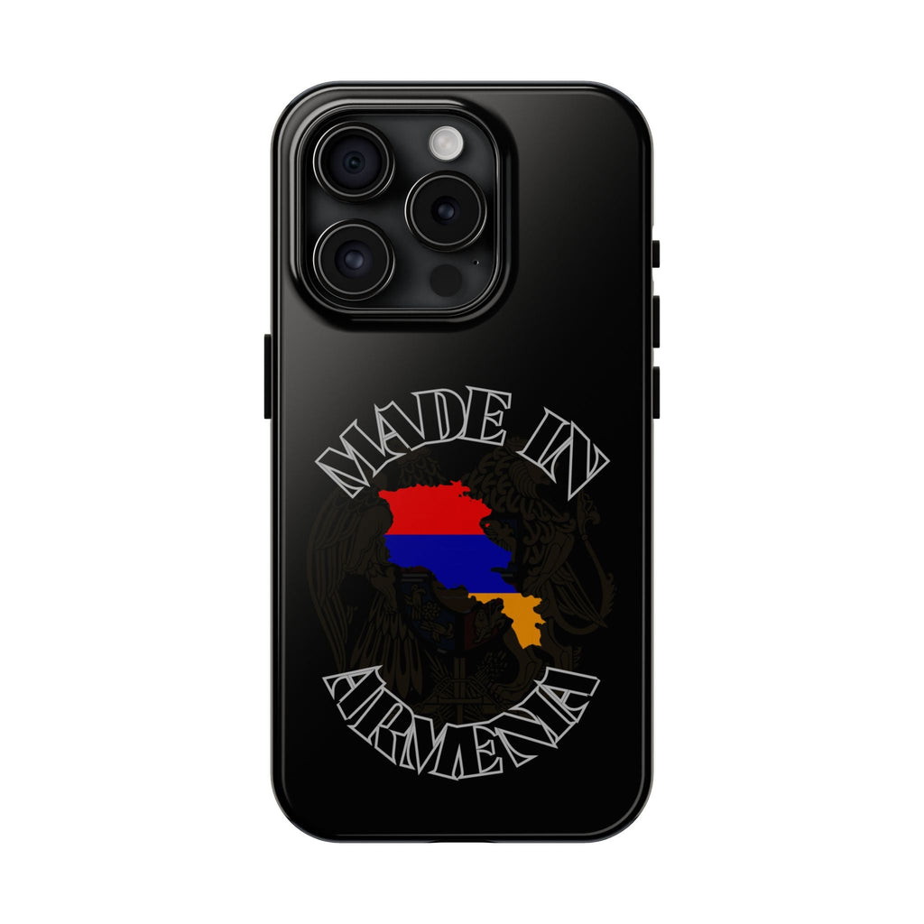 Made in Armenia iPhone Phone Case | Armenian Flag Map, Patriotic Armenia Phone Case iphone compatible