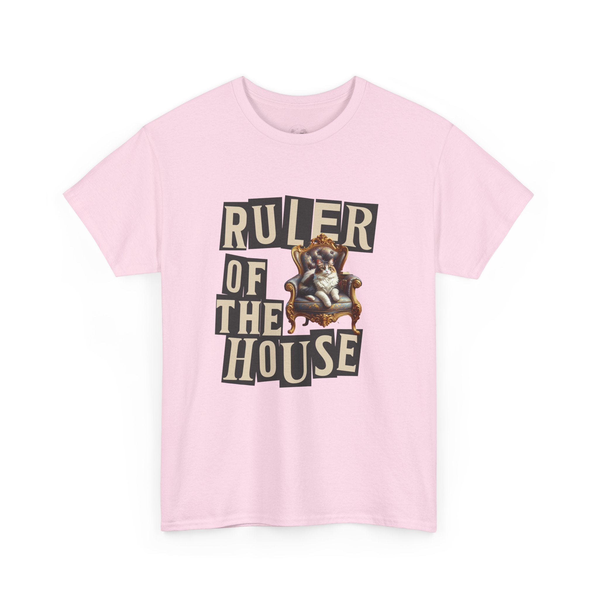 Ruler of the House Tee, Funny Pet Shirt, Gift for Cat Lovers, Unisex Cotton Tee, Casual Wear for Pet Owners