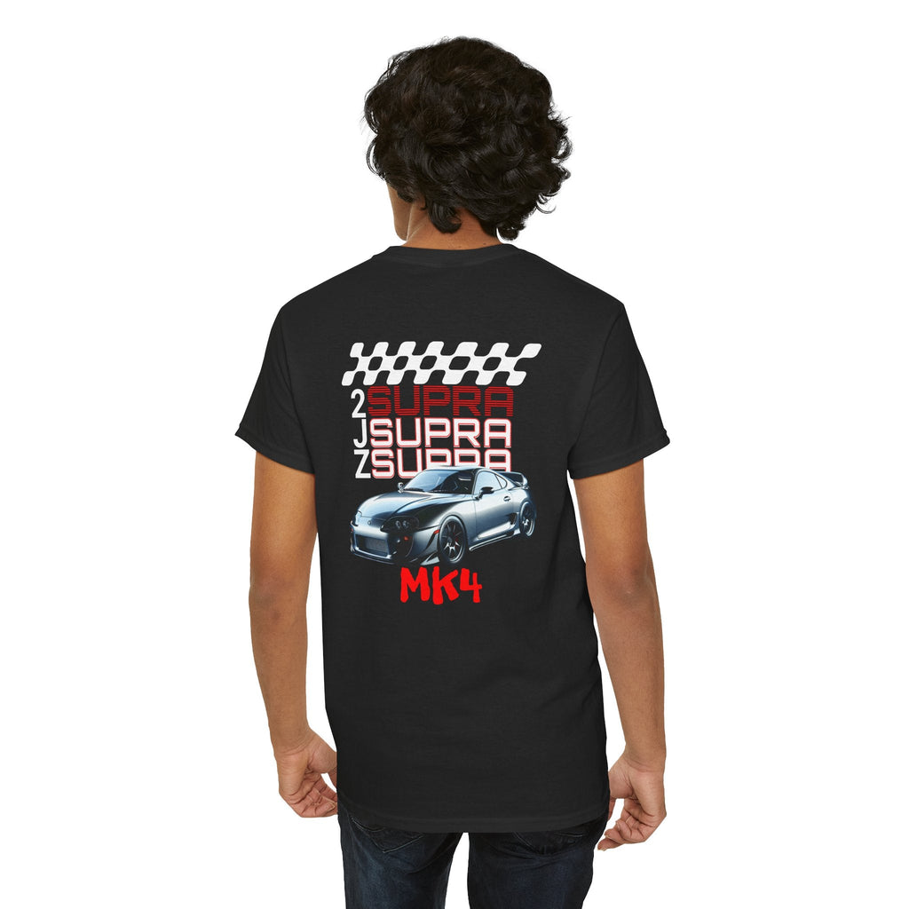 2JZ Supra MK4 Unisex Heavy Cotton Tee - Perfect T-Shirt for Car Enthusiasts, Gift for Birthdays, Car Shows, Everyday Wear