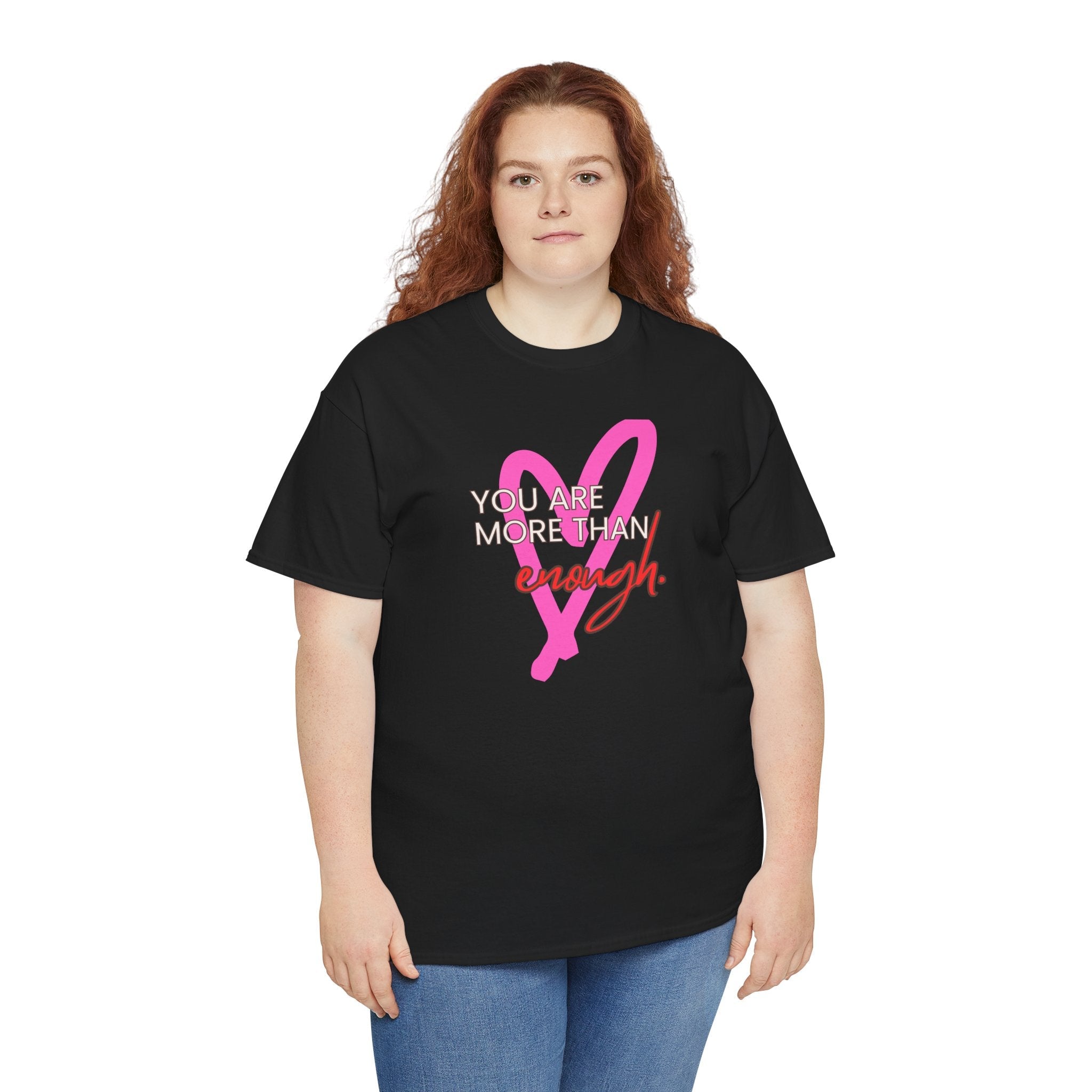 You are more than enough cute black shirt, gift for her