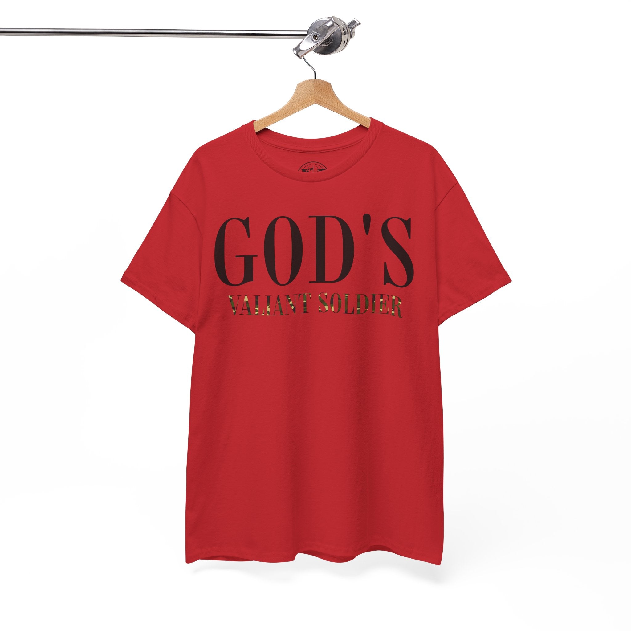 God's Valiant Soldier T-Shirt — Christian Faith Inspirational Tee