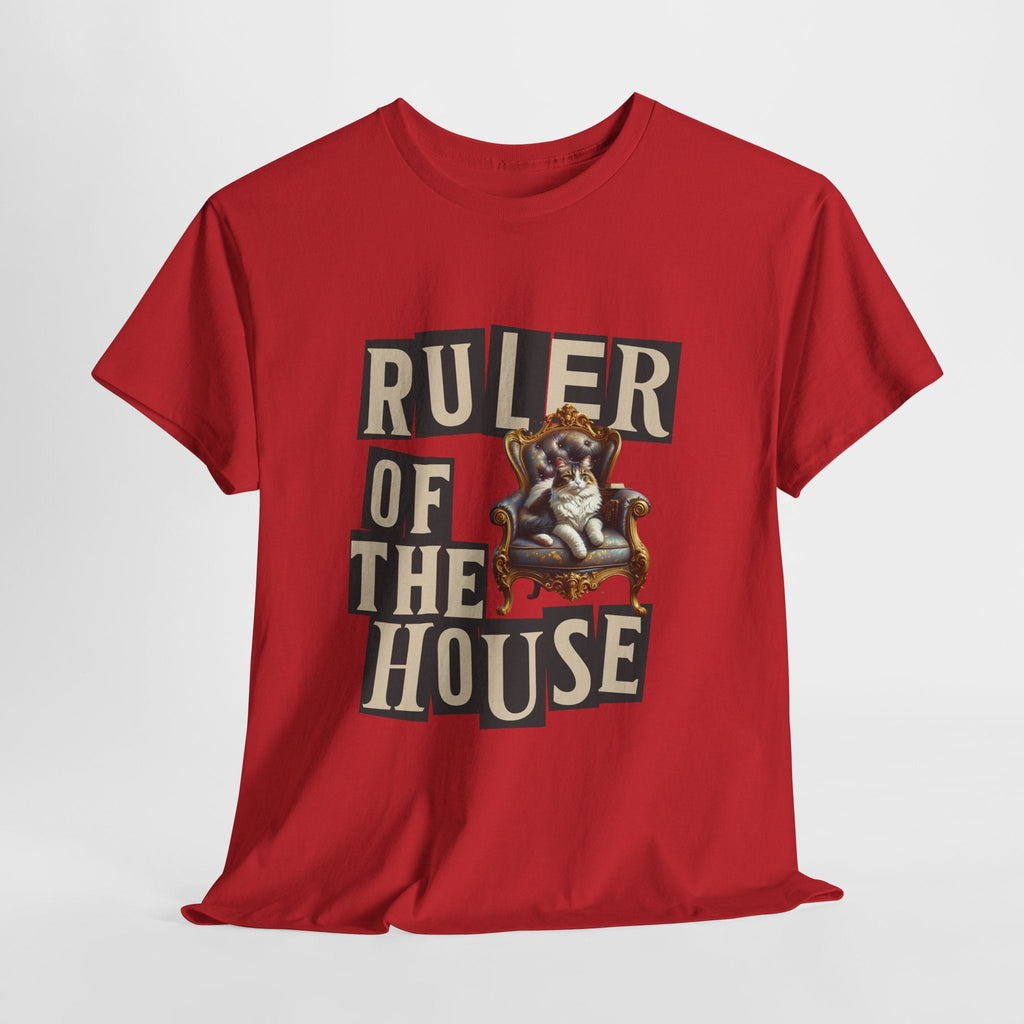 Ruler of the House Tee, Funny Pet Shirt, Gift for Cat Lovers, Unisex Cotton Tee, Casual Wear for Pet Owners