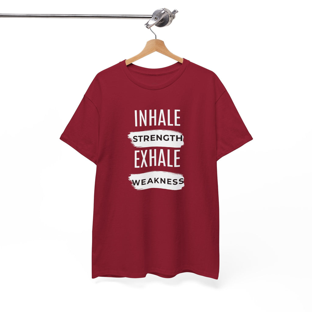 Inhale strength exhale weakness shirt for Fitness Enthusiasts, Workout Shirt, Motivational Gift, Gym Apparel, Inspirational [...]