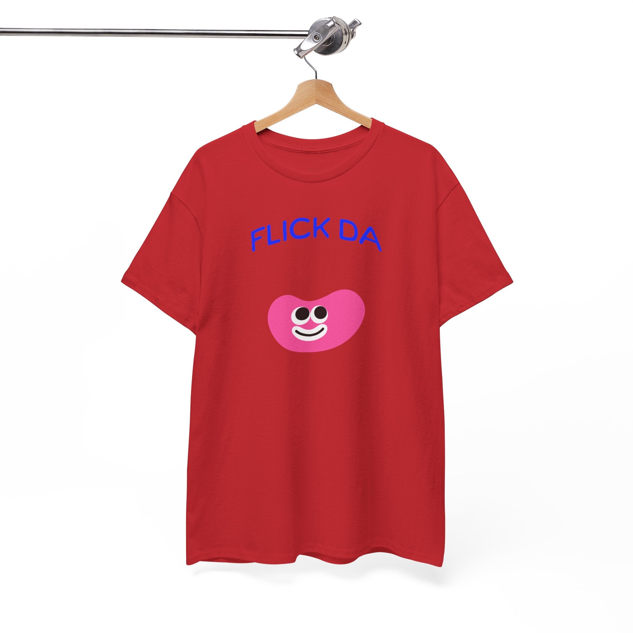 Flick Da Bean T-shirt , Funny T-Shirt, Fun Casual Wear, Gift for Friends, Everyday Summer Style, Comfortable Tee