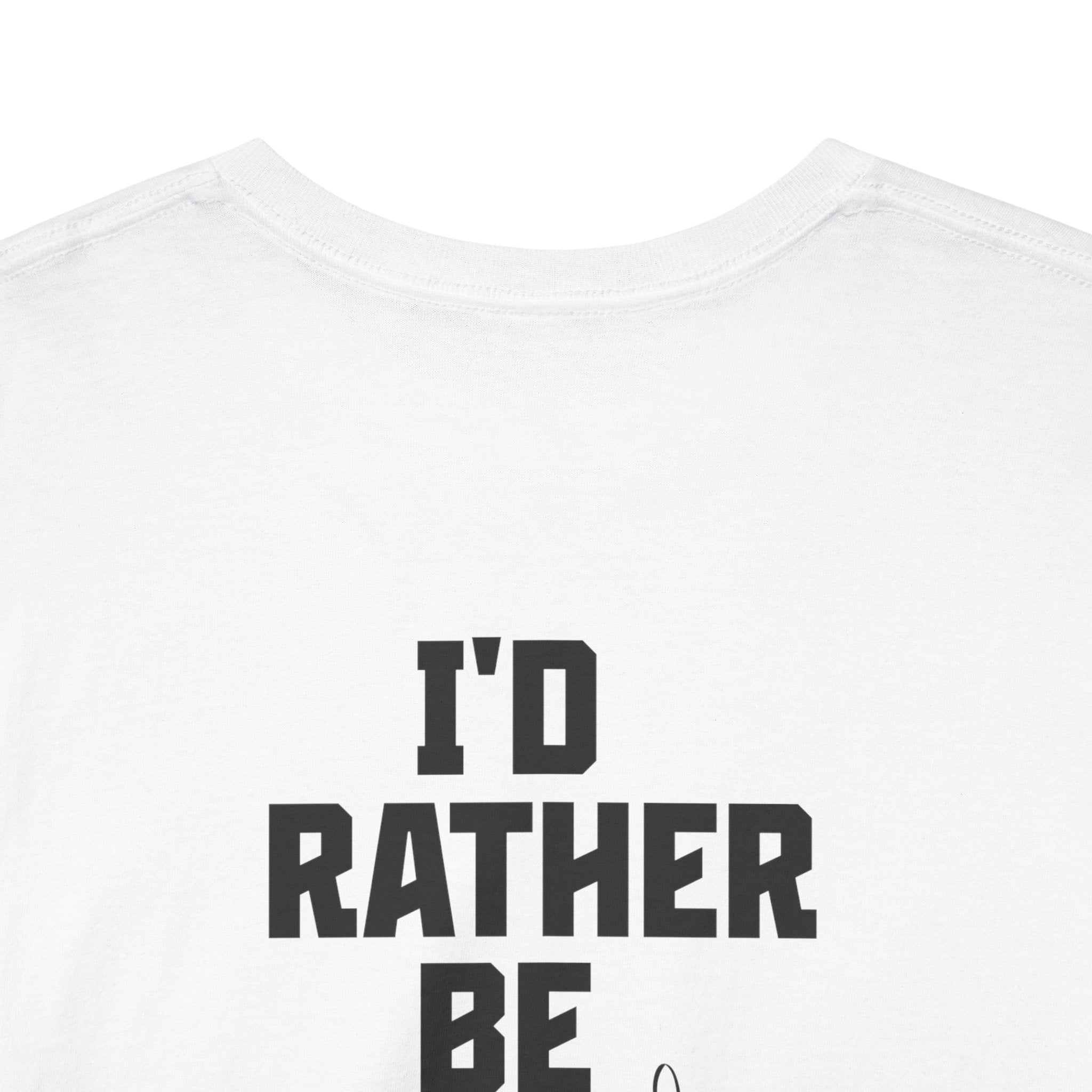 I'd Rather Be Fishing Tee | Fishing Graphic Shirt, Angler Design