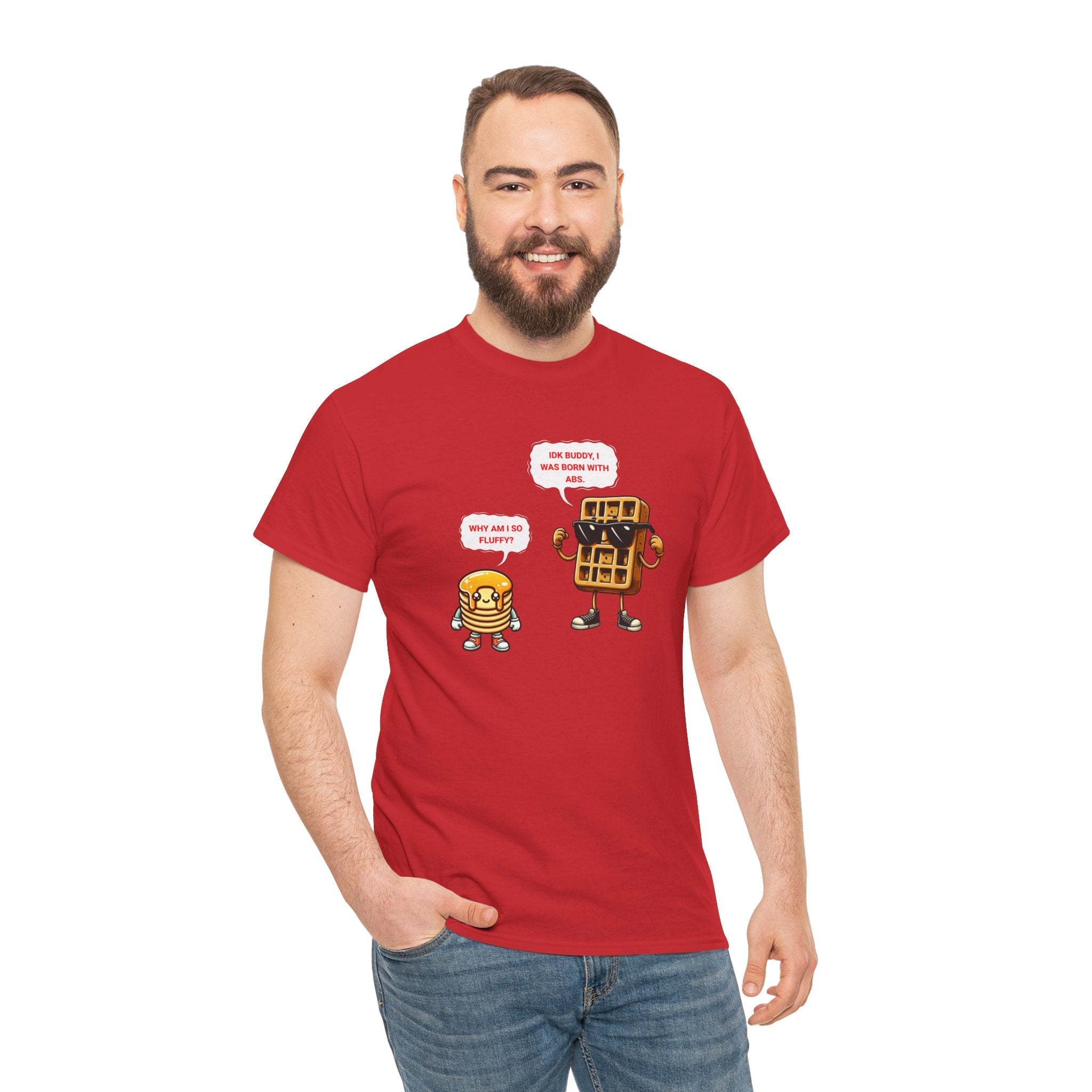Funny breakfast waffle shirt  waffle with abs shirt breakfast lovers shirt, waffle lovers shirt