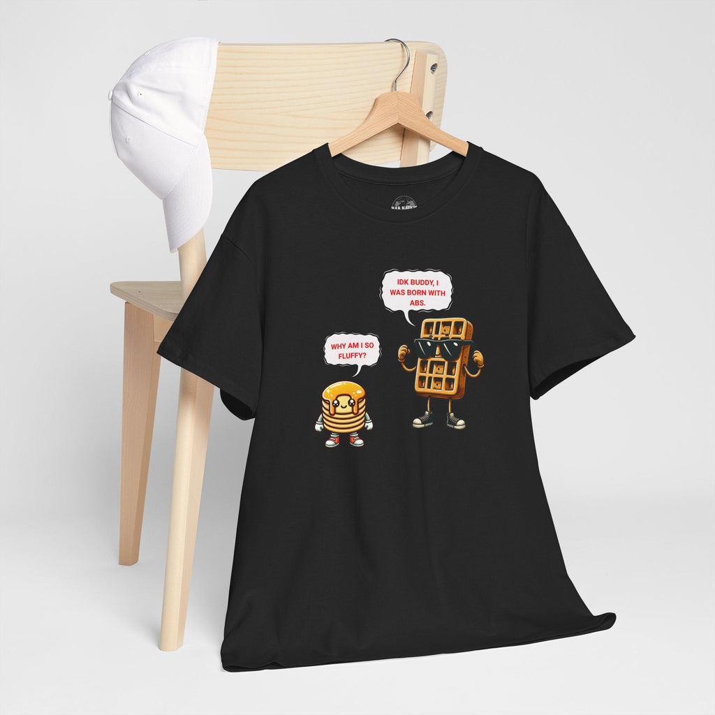 Funny breakfast waffle shirt  waffle with abs shirt breakfast lovers shirt, waffle lovers shirt