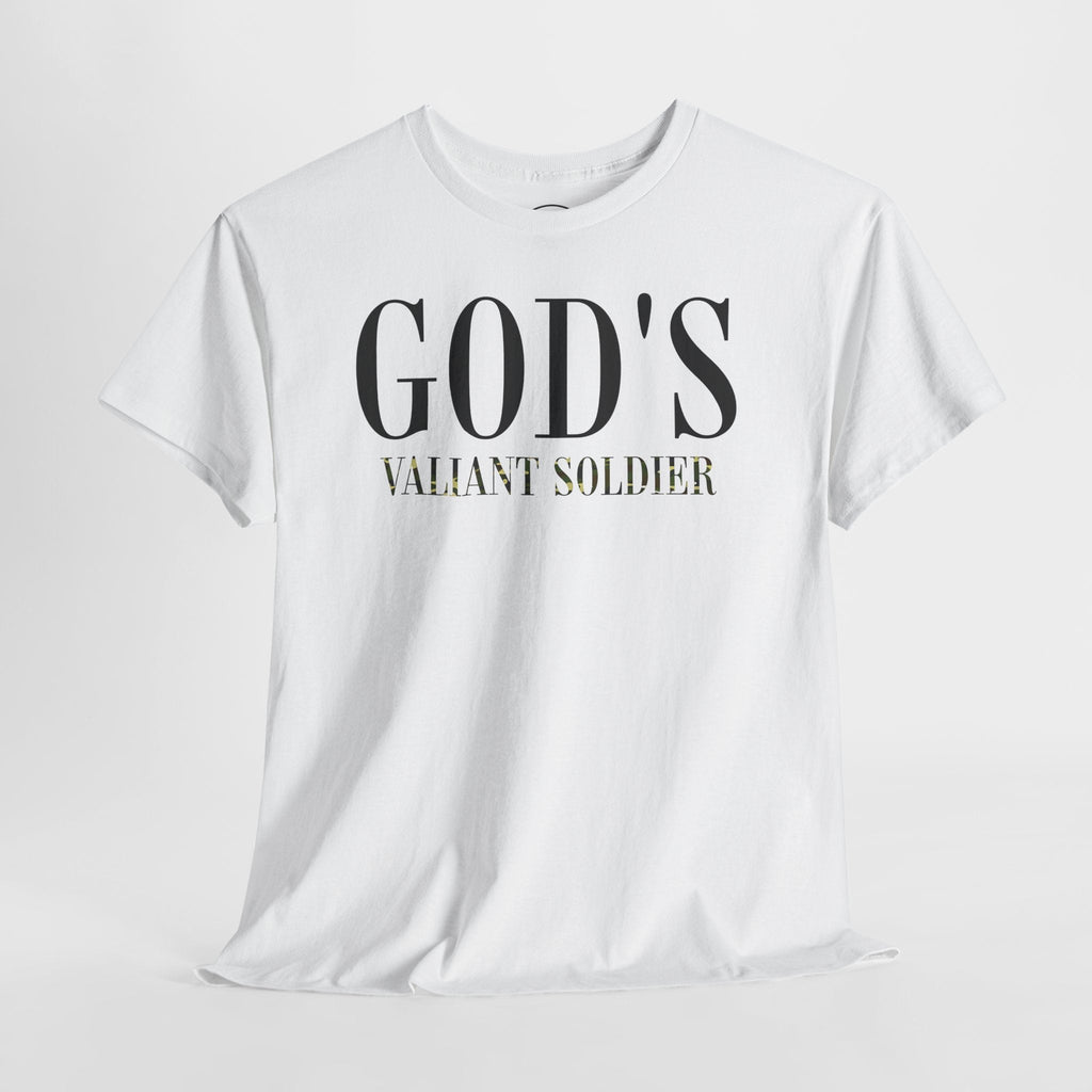 God's Valiant Soldier T-Shirt — Christian Faith Inspirational Tee