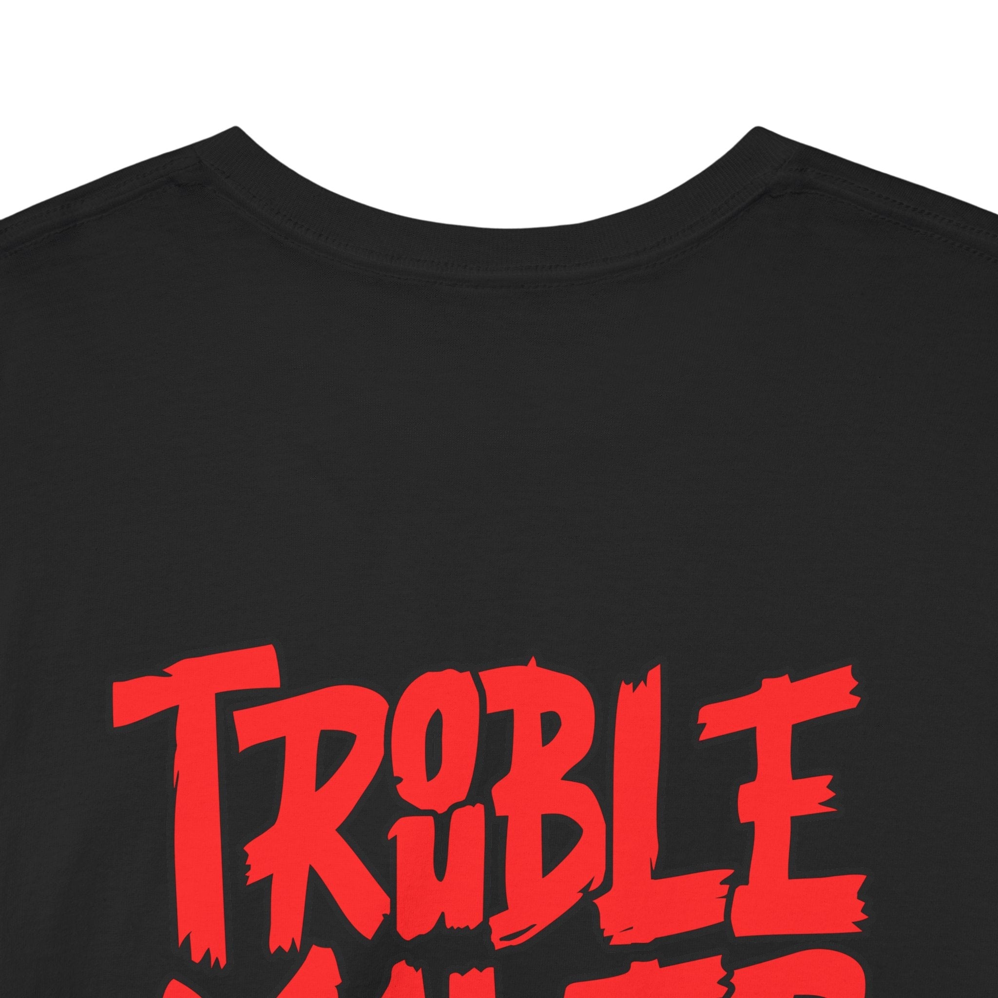 Trouble Maker Since 80s Unisex Heavy Cotton Tee | Funny Graphic Shirt, Vintage Style Top, Gift for Rebel Friends, Casual Wear