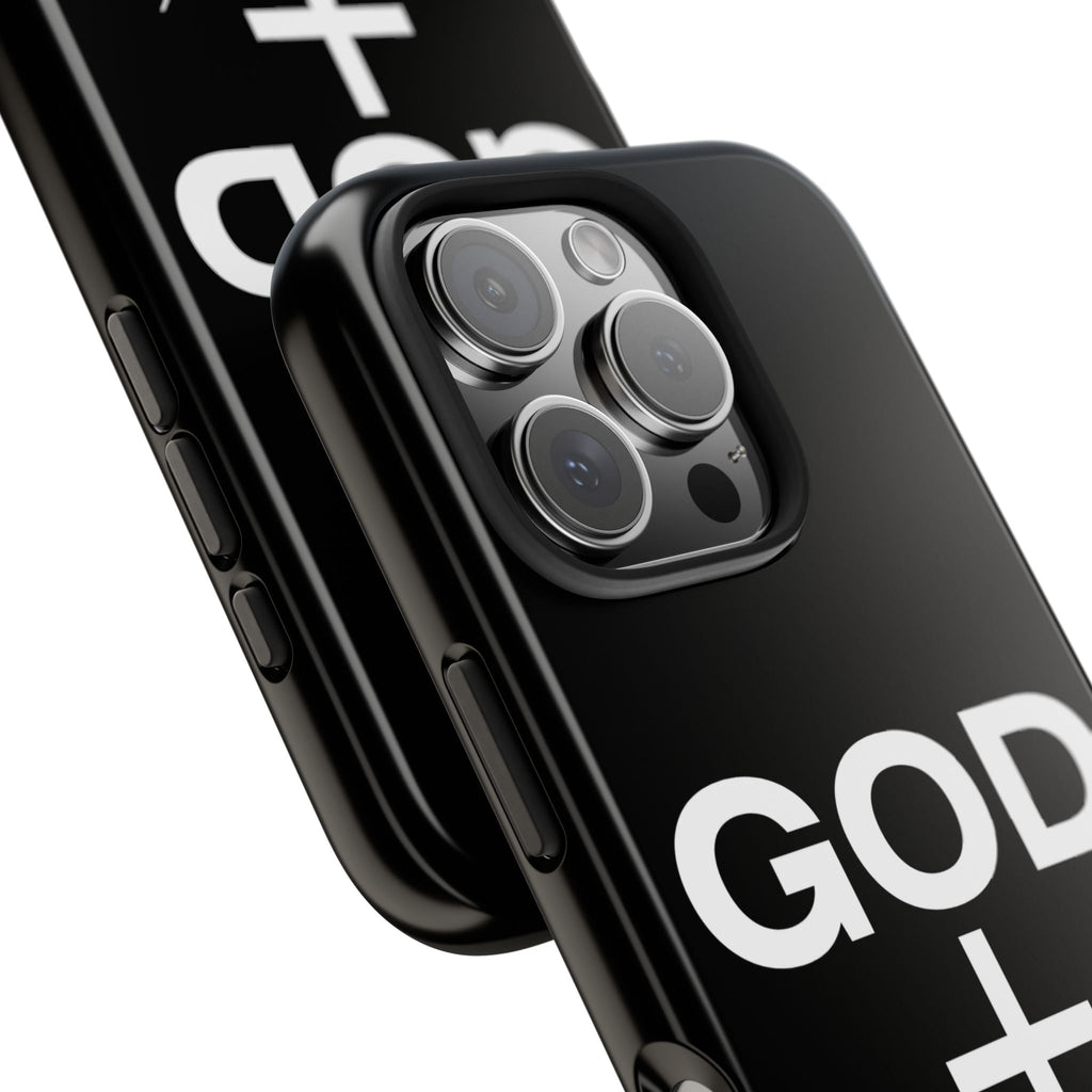 God First iPhone compatible phone case | Christian cross phone case faith accessory