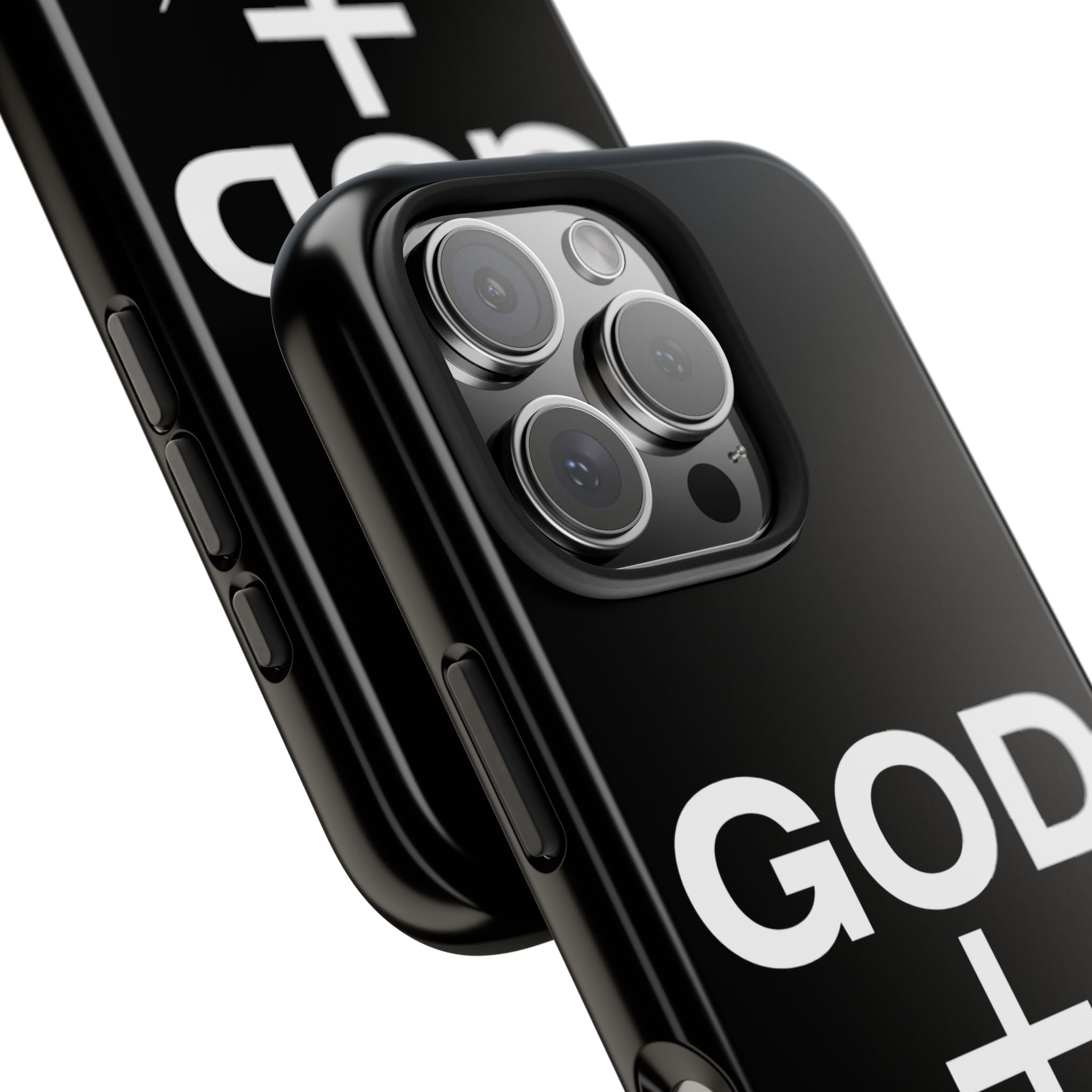 God First iPhone compatible phone case | Christian cross phone case faith accessory