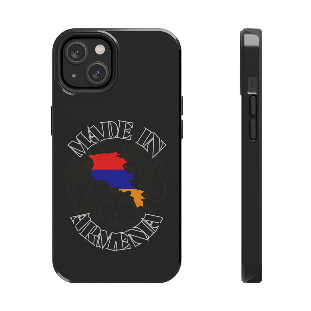 Made in Armenia iPhone Phone Case | Armenian Flag Map, Patriotic Armenia Phone Case iphone compatible