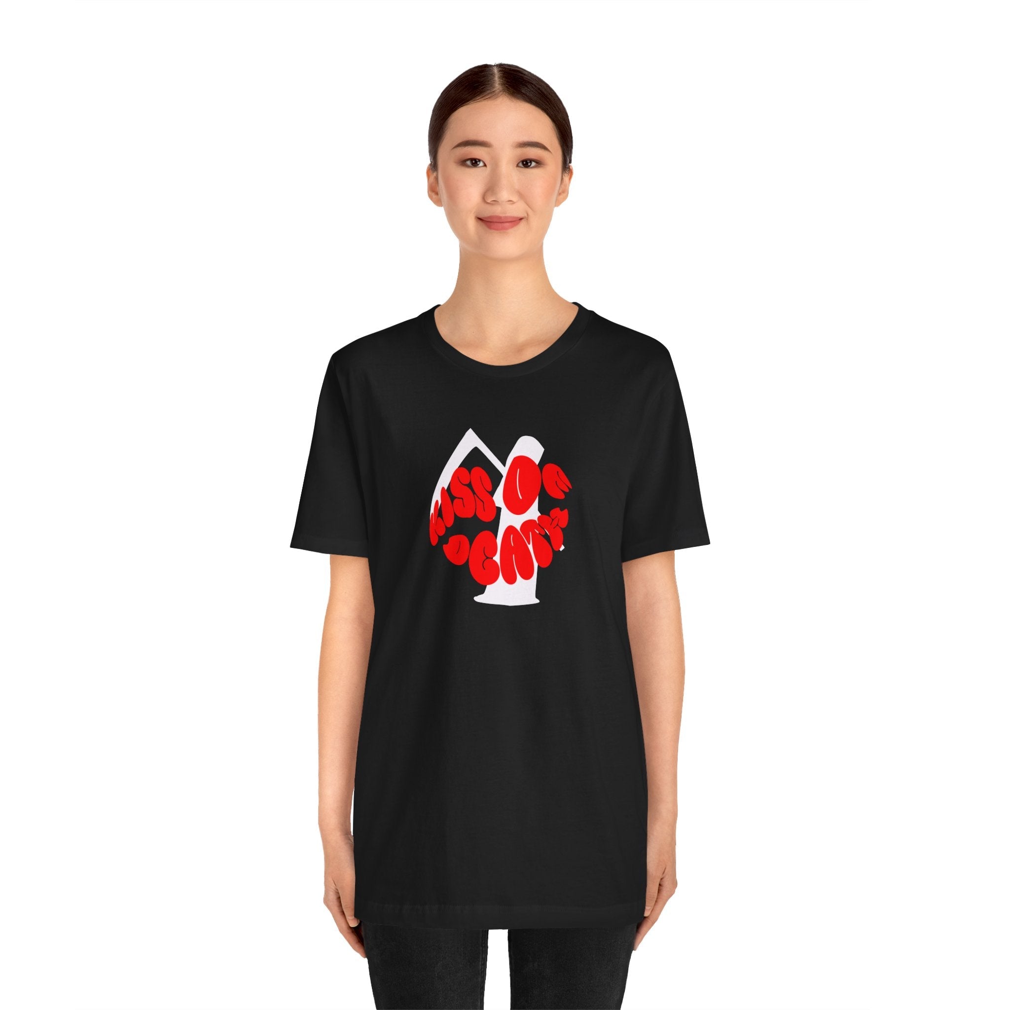Kiss Of Death Tee, Unisex Graphic Tee, Casual Shirt, Halloween Apparel