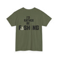 I'd Rather Be Fishing Tee | Fishing Graphic Shirt, Angler Design