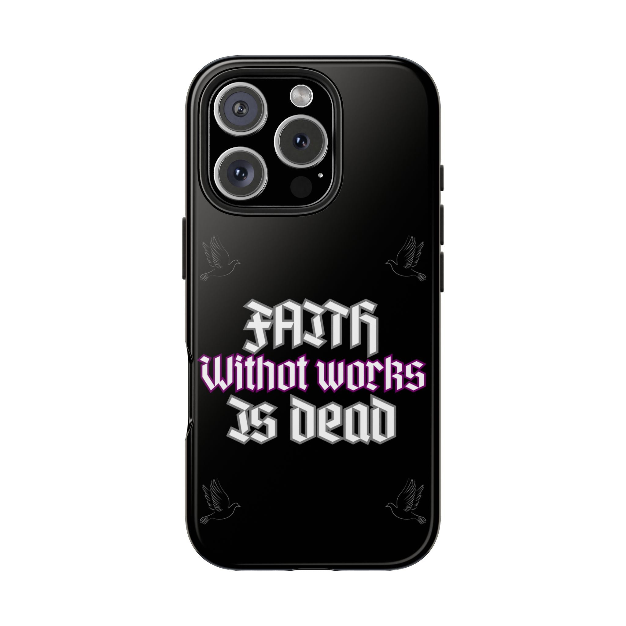 Faith Without Works Is Dead Phone Case iPhone compatible phone case | Tough Phone Case, Religious Quote