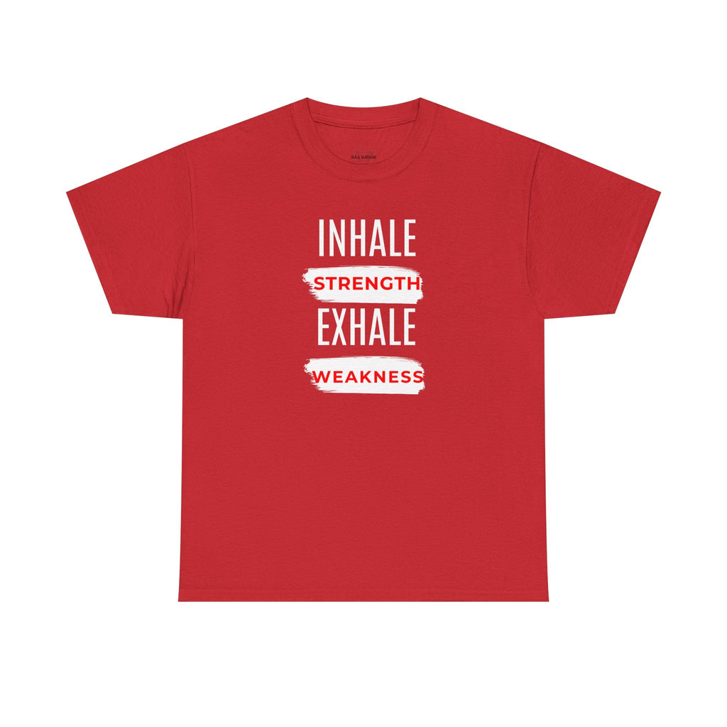 Inhale strength exhale weakness shirt for Fitness Enthusiasts, Workout Shirt, Motivational Gift, Gym Apparel, Inspirational [...]