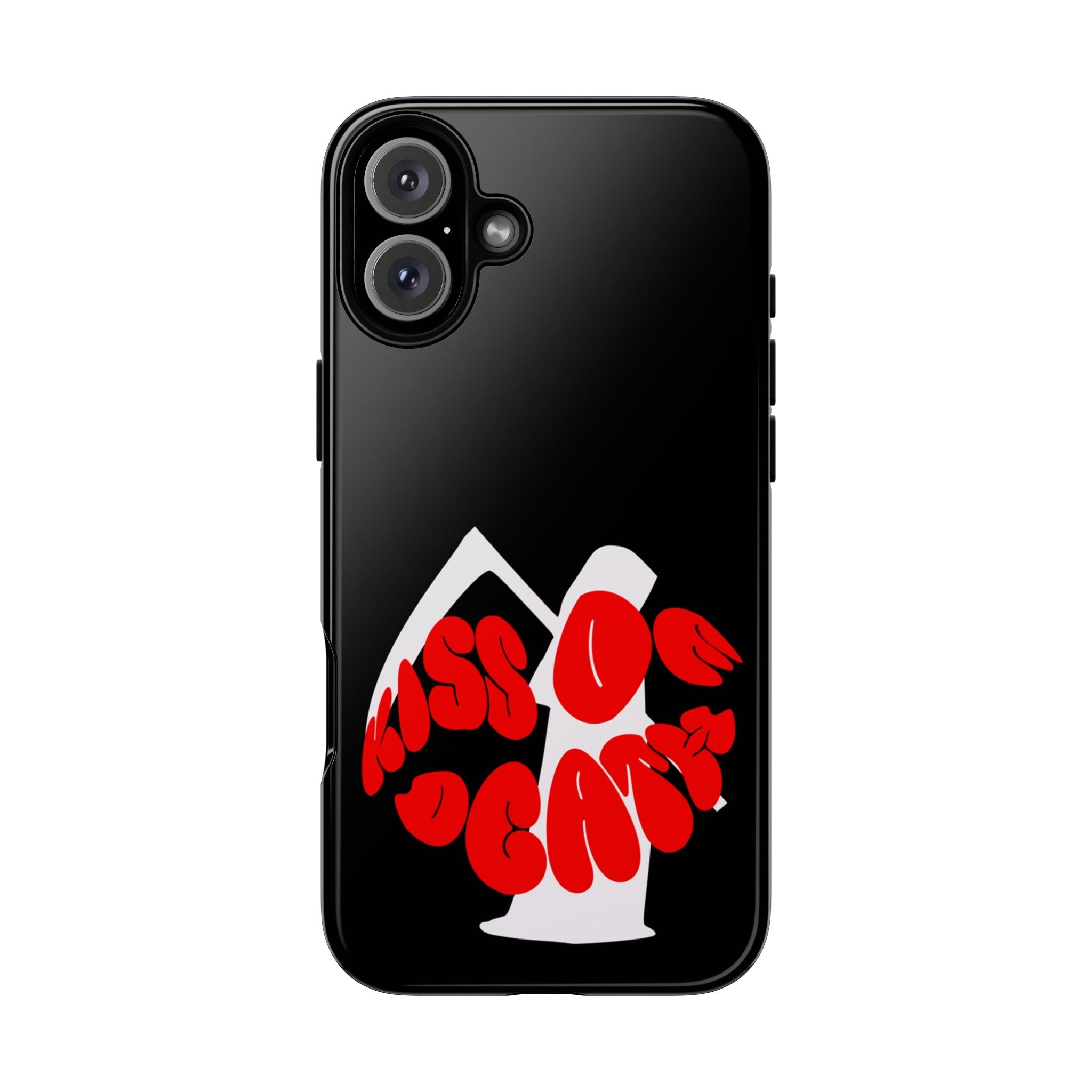 kiss Of Death Phone Case , cool phone case, cool design phone case, iPhone phone case, Samsung phone case, google phone case, black case