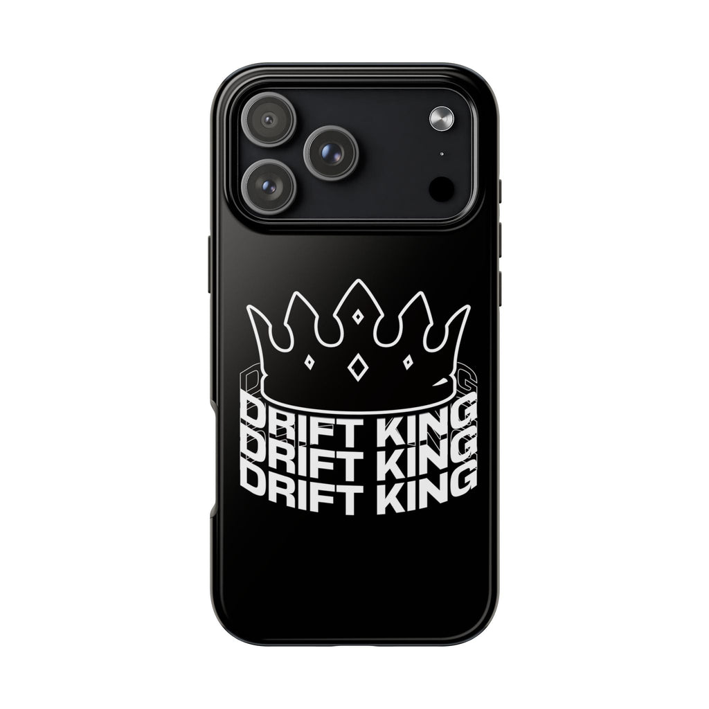 Drift King crown iPhone phone case | Tough Phone Case, racing typography iphone compatible