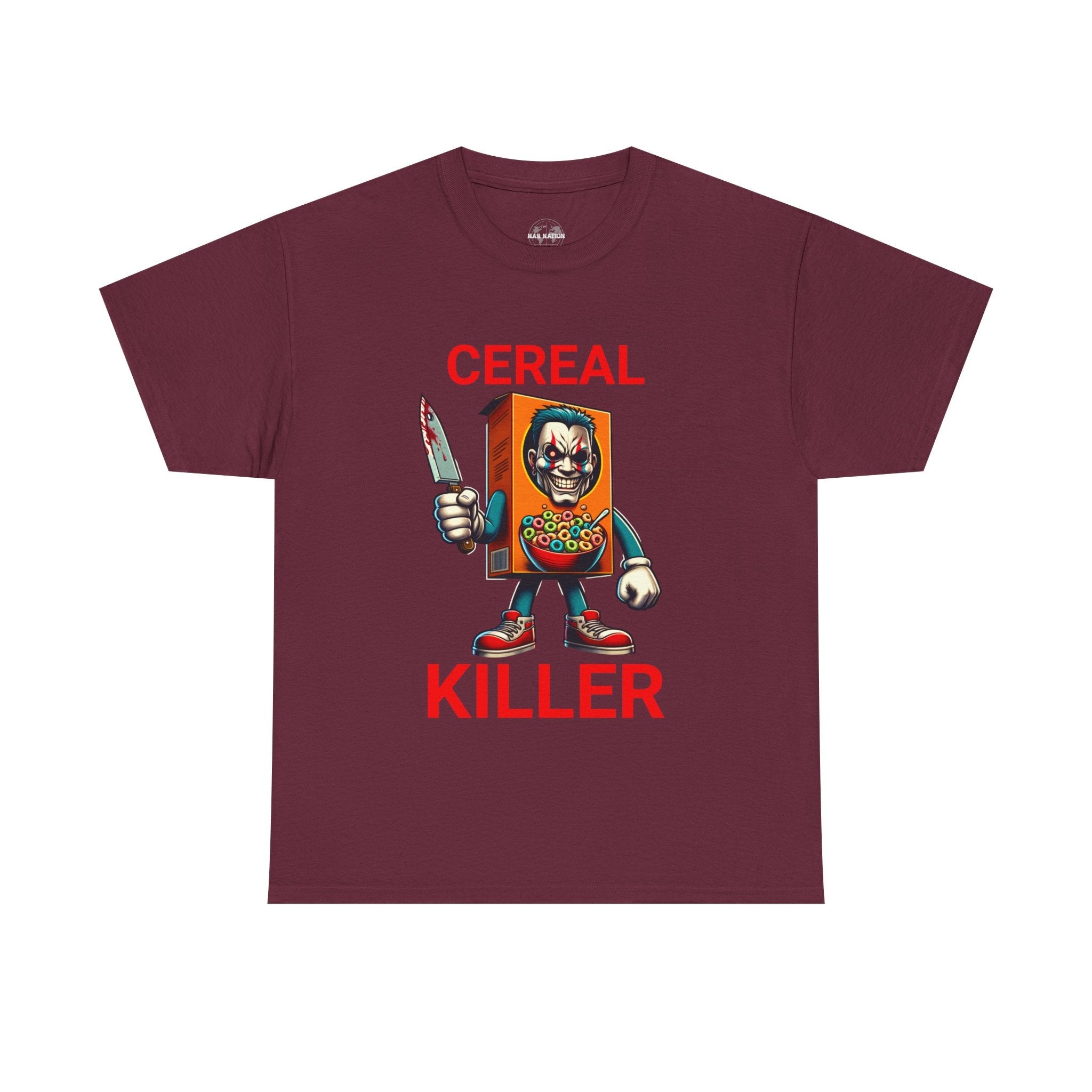 Cereal Killer Tee - Funny Unisex Cotton T-Shirt, Perfect for Halloween, Gift for Foodies, Quirky Humor Shirt